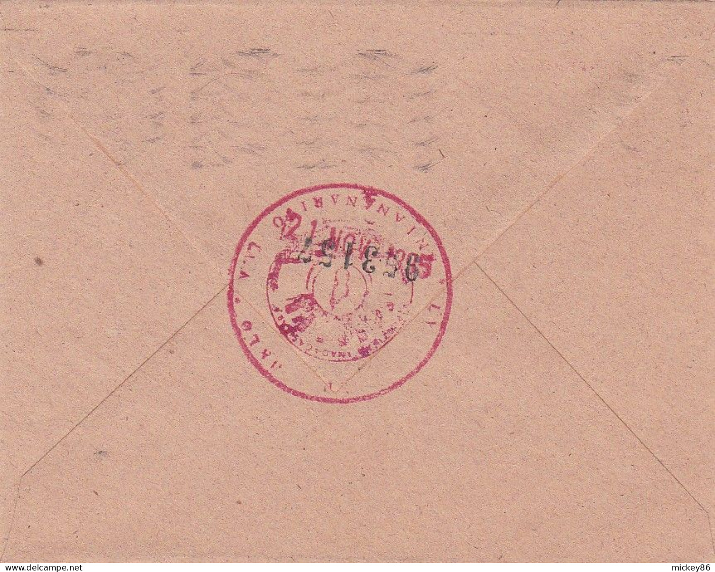 MADAGASCAR -1985--Lettre ANTANANARIVO Pour TANANARIVE  Timbre Oiseau   Seul  Sur Lettre...cachet Lycée - Madagaskar (1960-...)