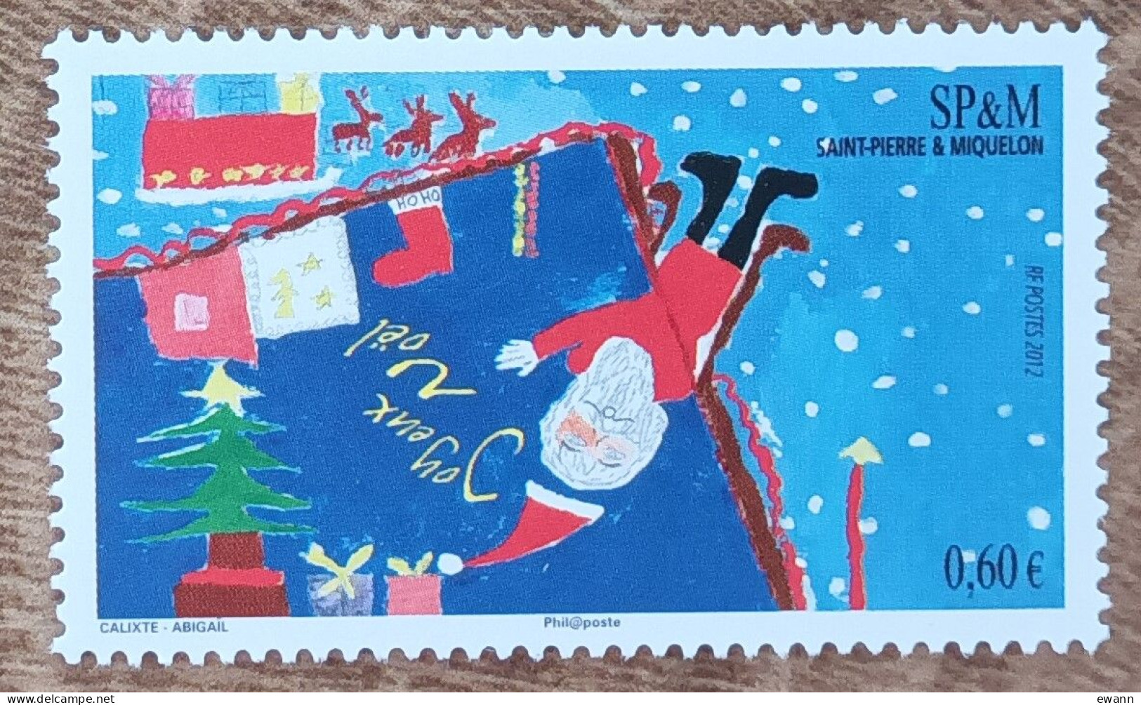 Saint Pierre Et Miquelon - YT N°1057 - Noël - 2012 - Neuf - Neufs