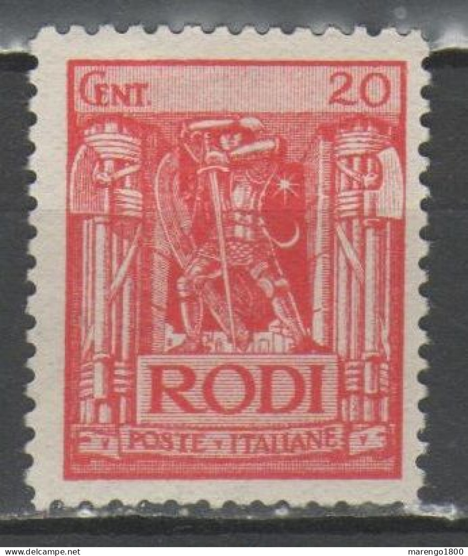 Egeo 1929 - Pittorica 20 C. * Dent. 11 - Ägäis