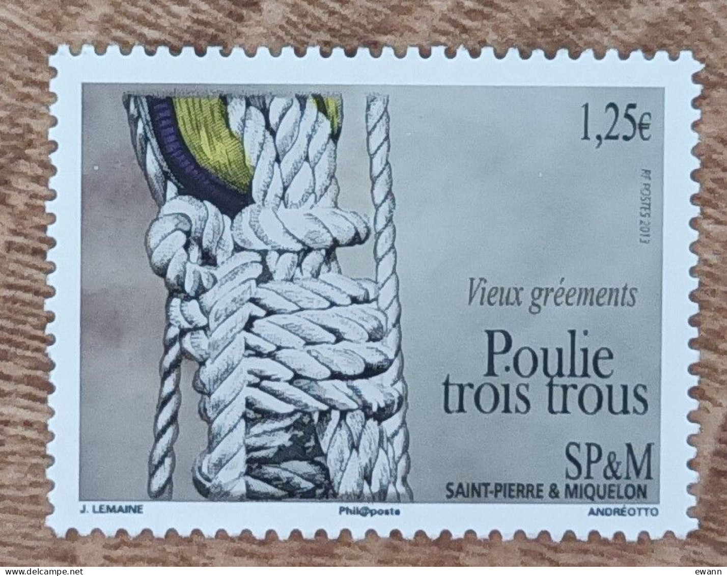 Saint Pierre Et Miquelon - YT N°1067 - Vieux Gréements - 2013 - Neuf - Unused Stamps