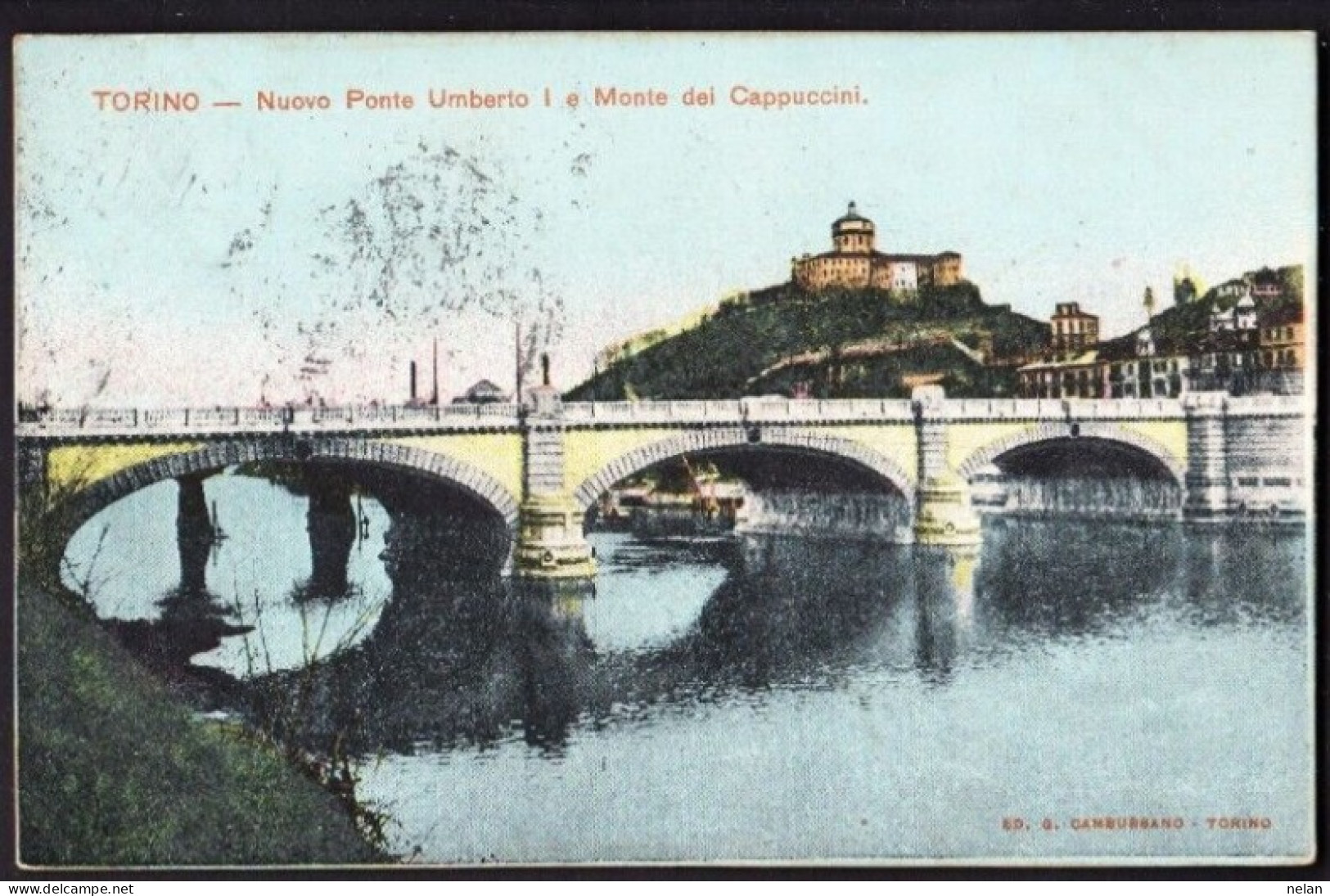 TORINO - NUOVO PONTE UMBERTO I E MONTE DEI CAPPUCCINI - F.P. - Pontes