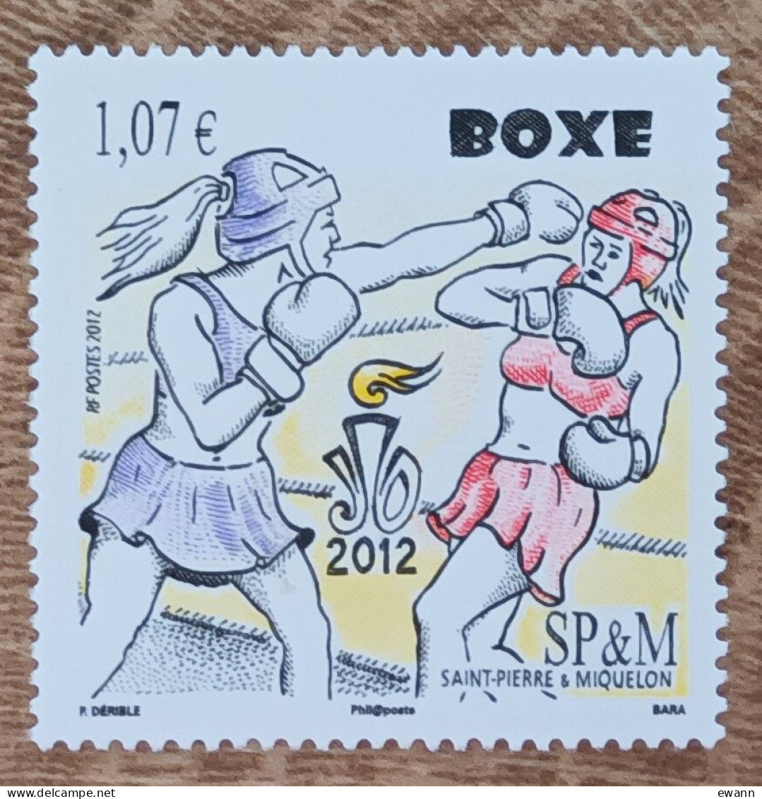 Saint Pierre Et Miquelon - YT N°1050 - Sport / Boxe - 2012 - Neuf - Neufs
