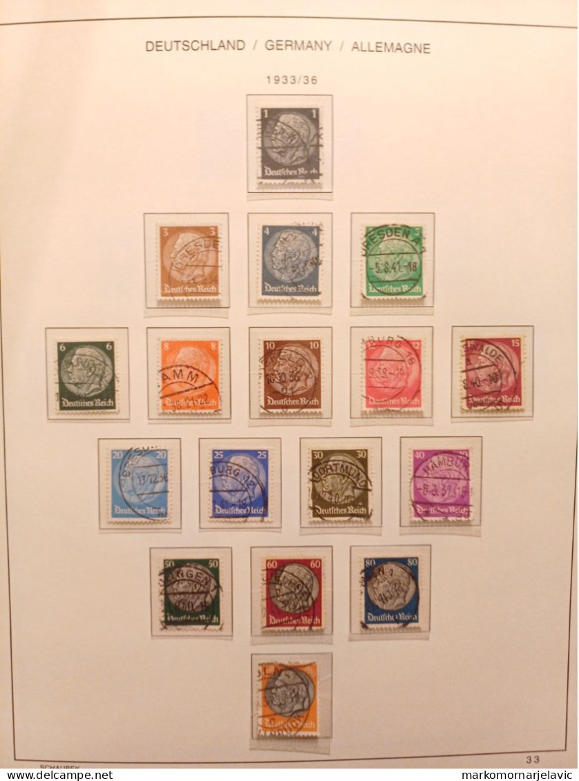 German (Deutsches) 3rd Reich (1933-1945) - Used Stamps