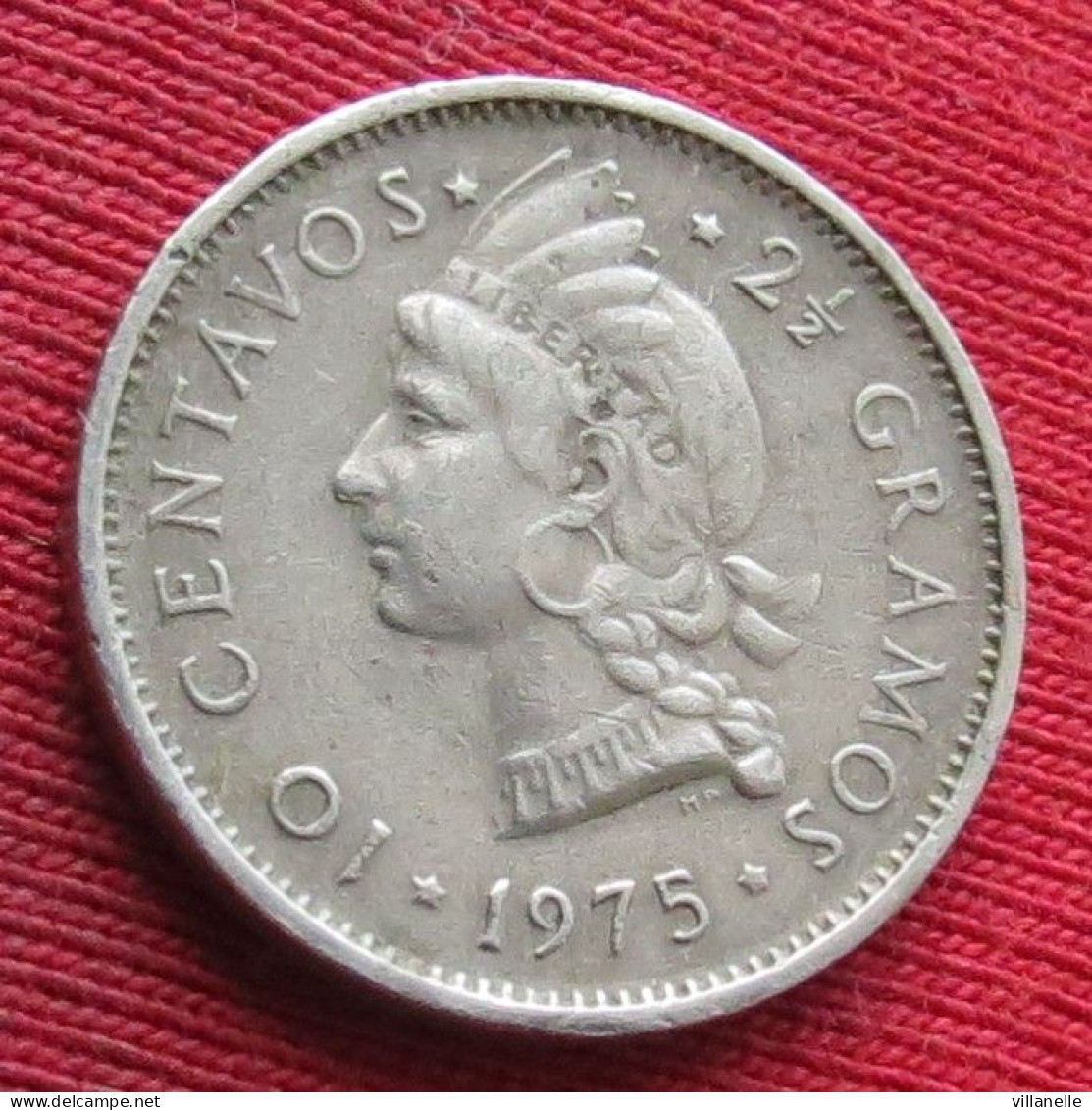 Dominican Republic 10 Centavos 1975 KM# 19a Lt 1622 *VT República Dominicana République Dominicaine - Dominicaanse Republiek