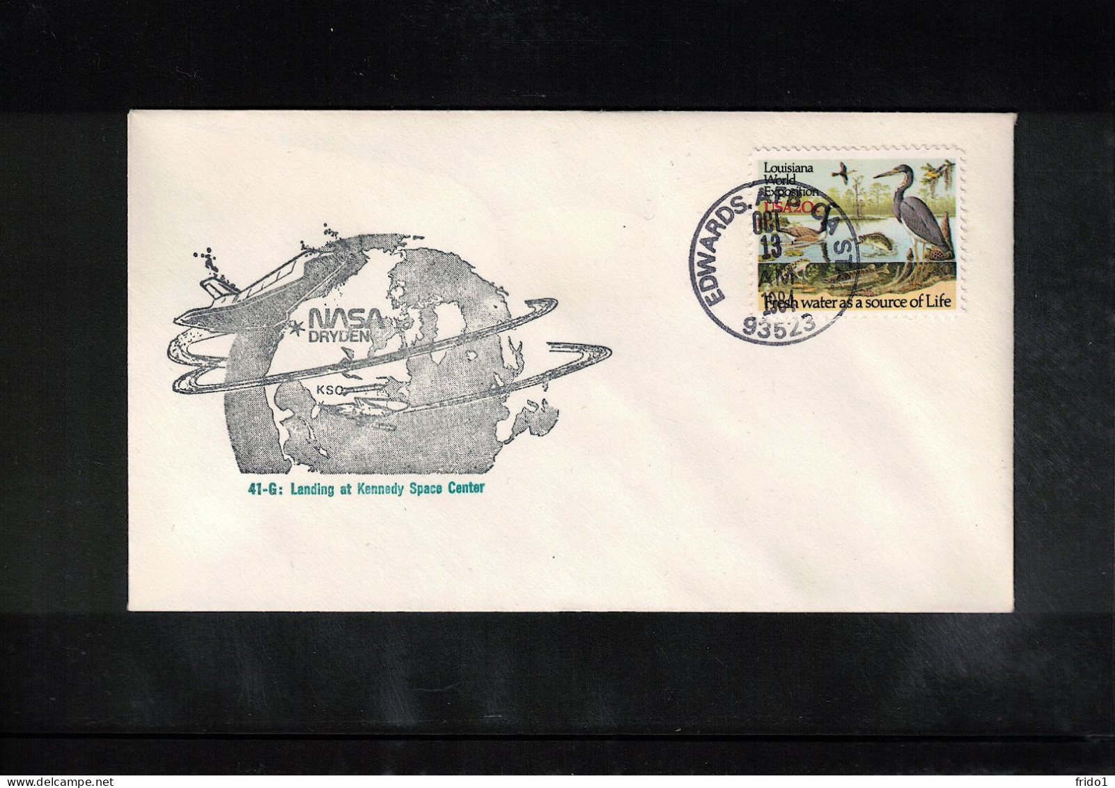 USA 1984 Space / Weltraum Space Shuttle STS 41-G Interesting Cover - USA