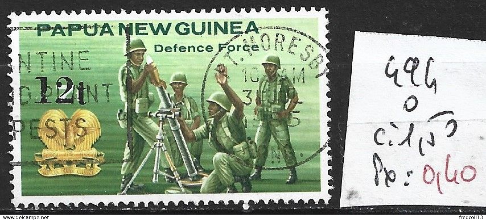 PAPOUASIE-NOUVELLE-GUINEE 494 Oblitéré Côte 1.50 € - Papua New Guinea