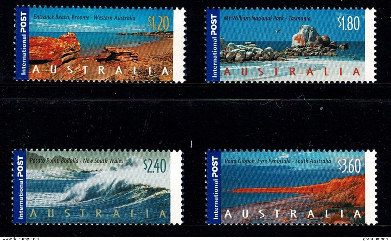 Australia 2004 Coastlines  Set Of 4 Internationals MNH - Ongebruikt