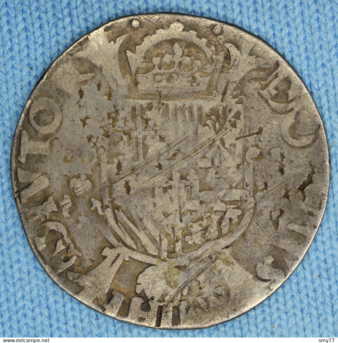 County Of Holland • 1/5 Ecu / Daalder • ND 1562-64 • Philip / Felipe II • Quite Scarce • 1/5 Filipsdaalder • [24-218] - …-1795 : Periodo Antico