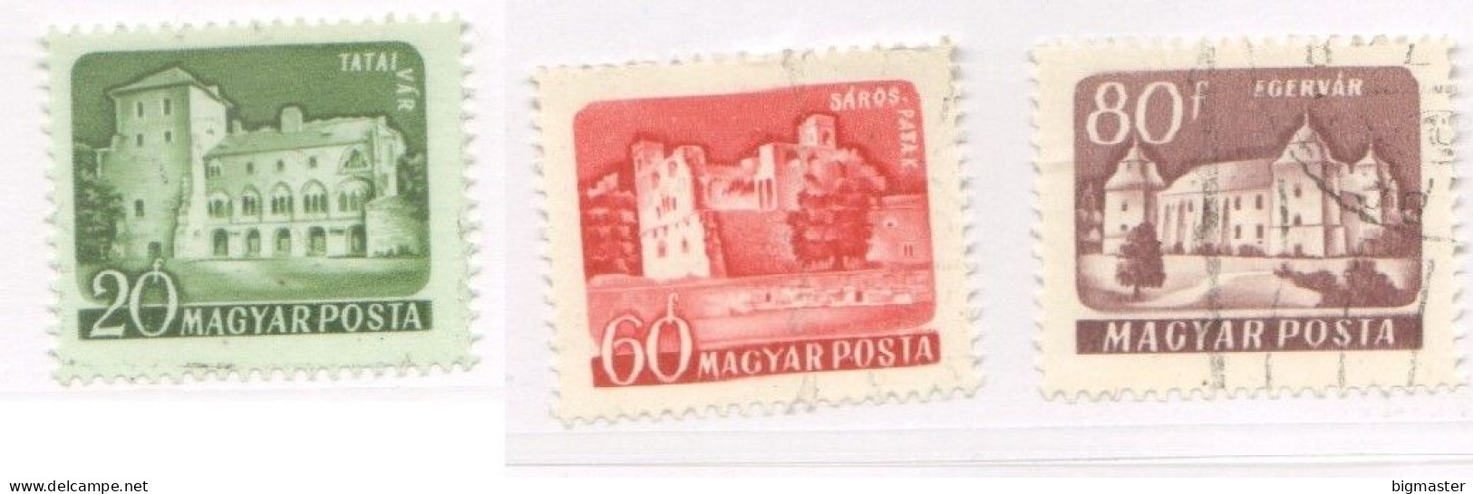 Ungheria 1960-61  The Castles 3 Val Fu - Usati