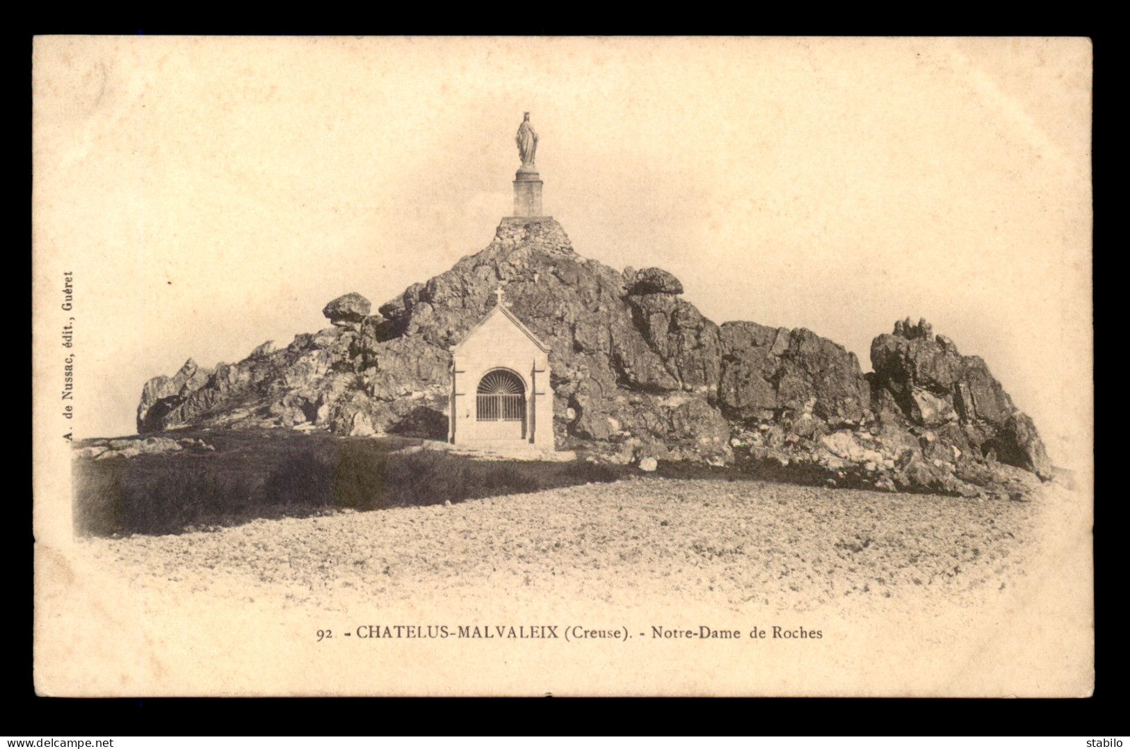 23 - CHARELUS-MALVALEIX - NOTRE-DAME DE ROCHES - Chatelus Malvaleix