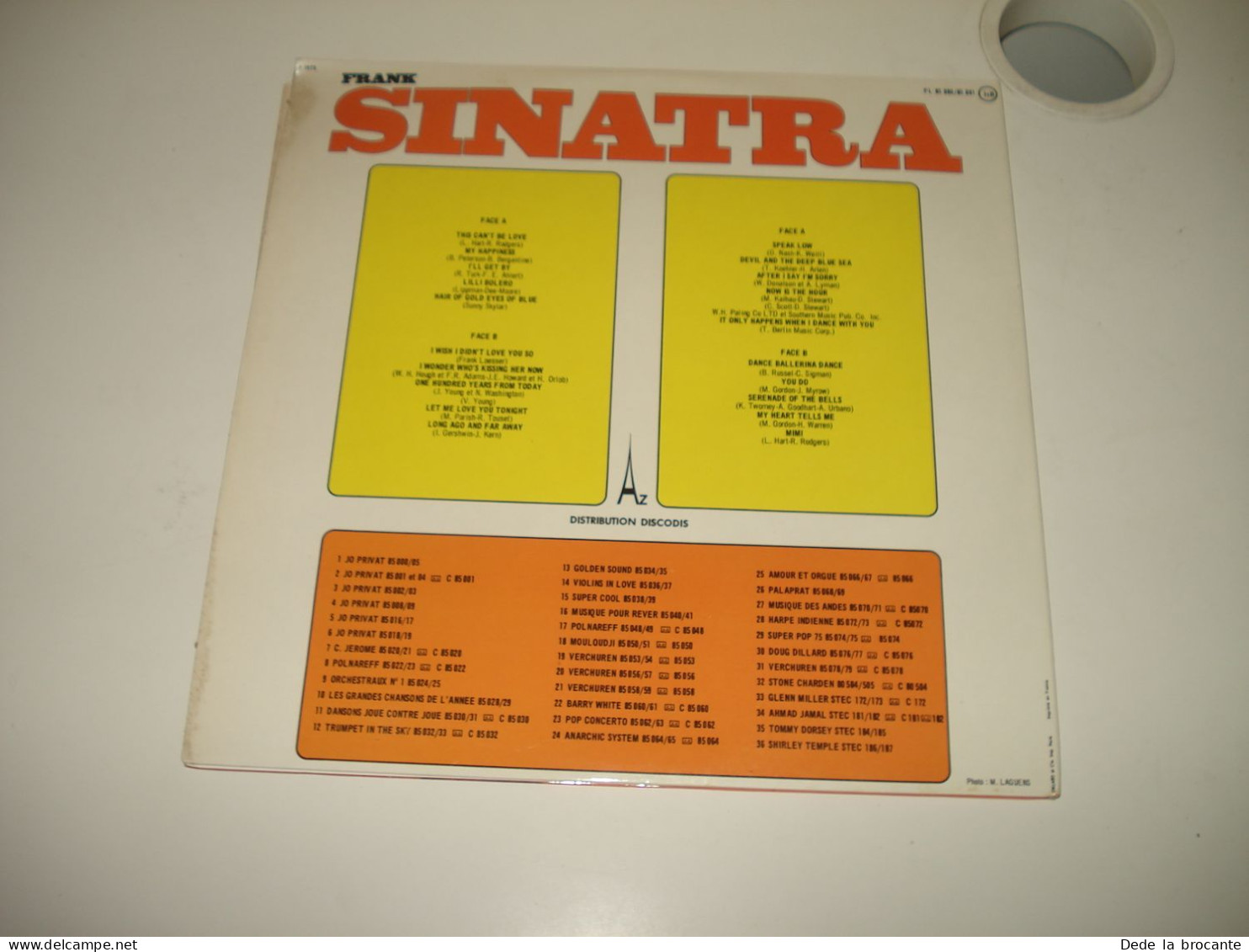 B14 / Frank Sinatra – Dance Ballerina - 2 X LP – FL 85080/81 - Fr 1974 -  M/NM - Disco, Pop