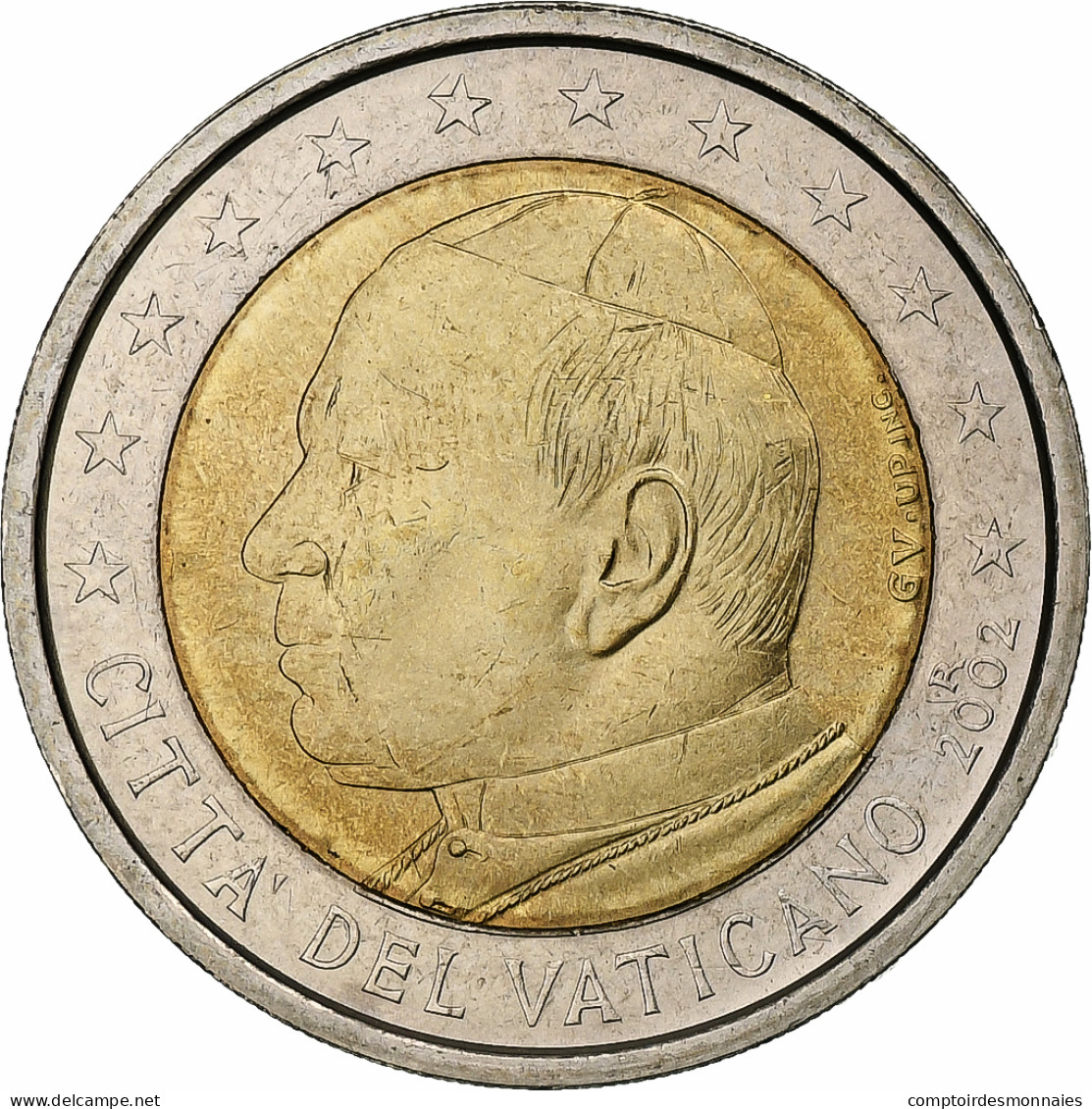 Vatican, Jean-Paul II, 2 Euro, 2002, Rome, Bimétallique, SPL, KM:348 - Vaticano (Ciudad Del)