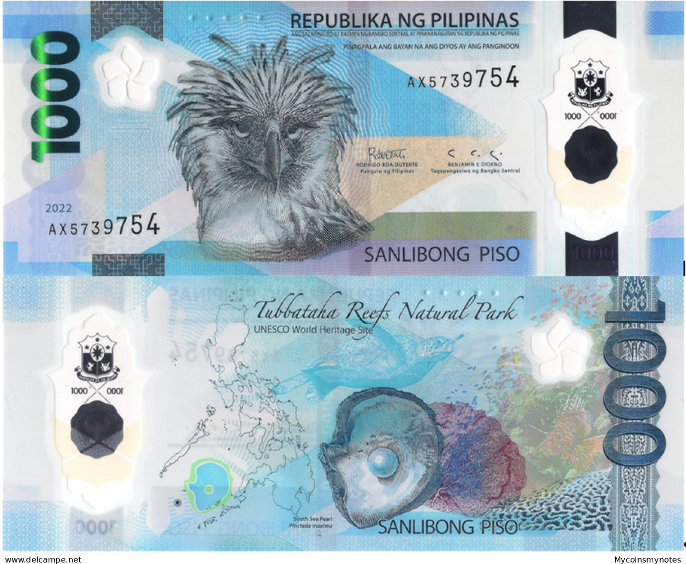 PHILIPPINES, 1000 PESOS, 2022, Polymer, Pick New (Not Yet In Catalog), UNC - Filippine
