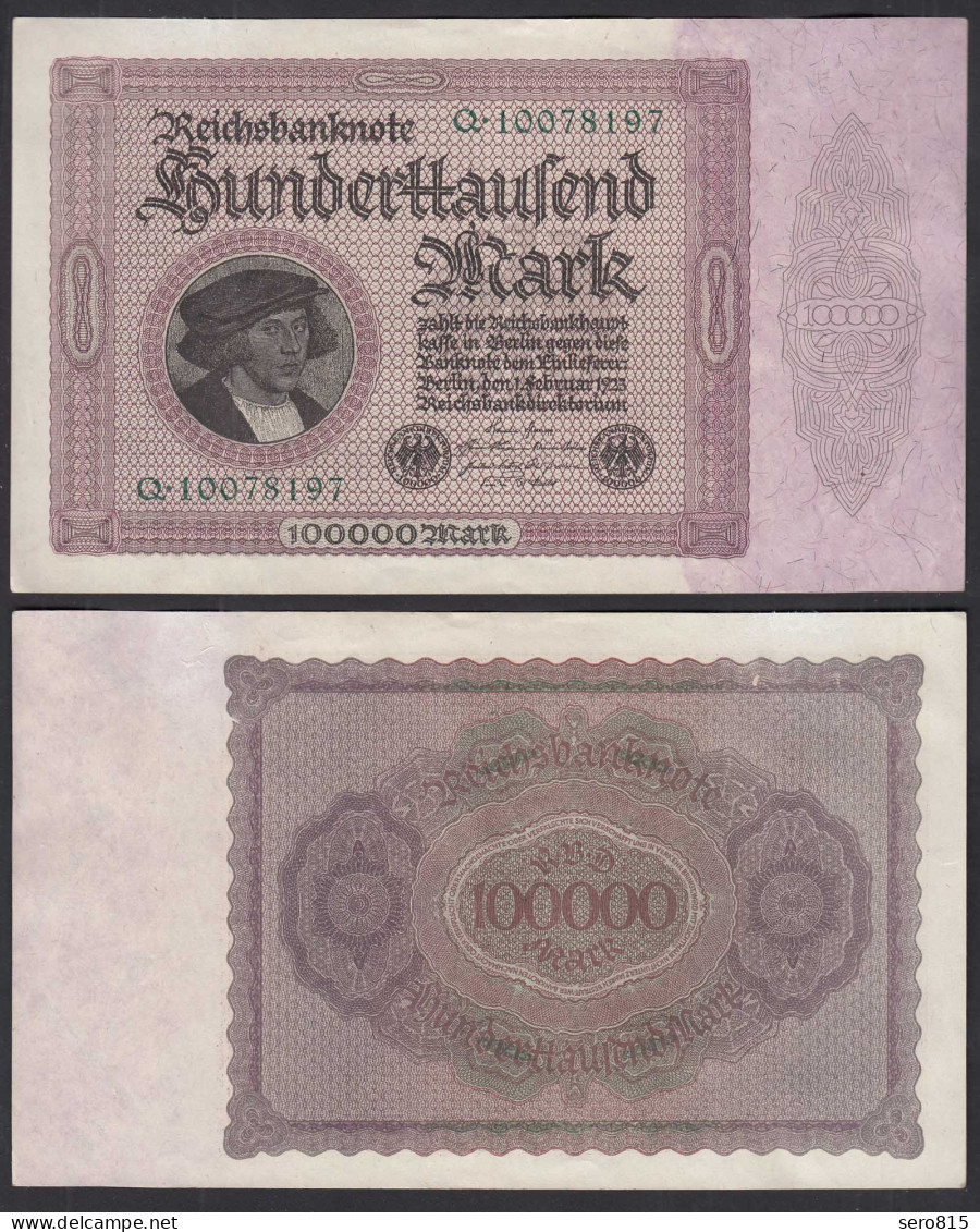 RO 83a 2 X Seriennummer 50 MARK 1923 8-stellig Pick 83a XF (2) Serie Q   (30076 - Sonstige & Ohne Zuordnung