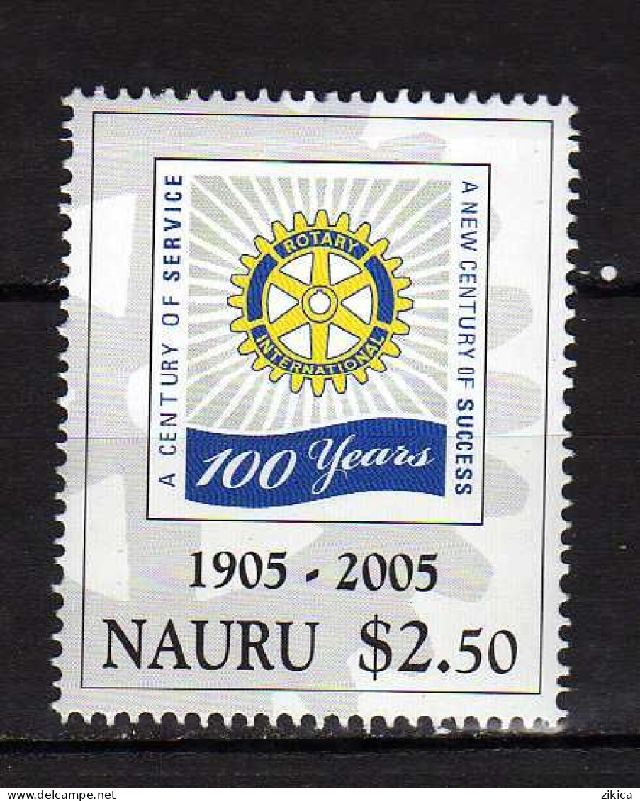 Nauru - 2005 The 100th Ann. Of Rotary International. MNH** - Nauru