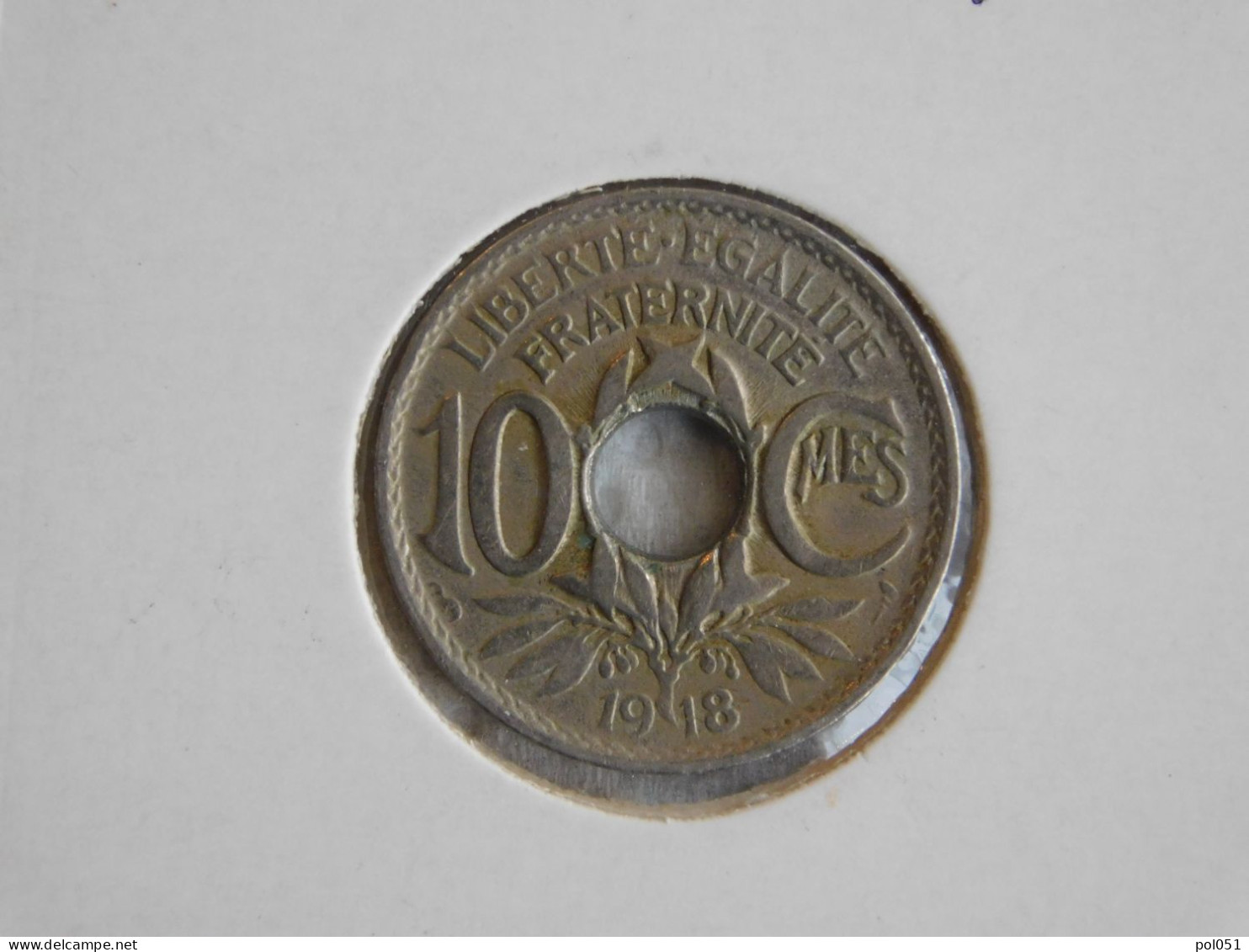 France 10 Centimes 1918 LINDAUER  (343) - 10 Centimes