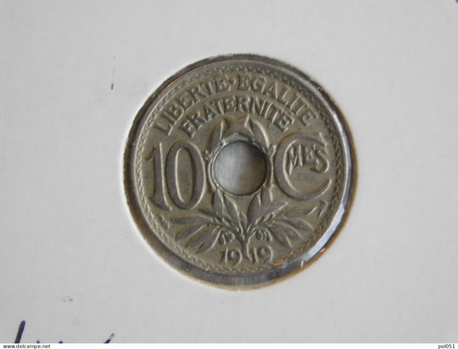 France 10 Centimes 1919 LINDAUER  (344) - 10 Centimes