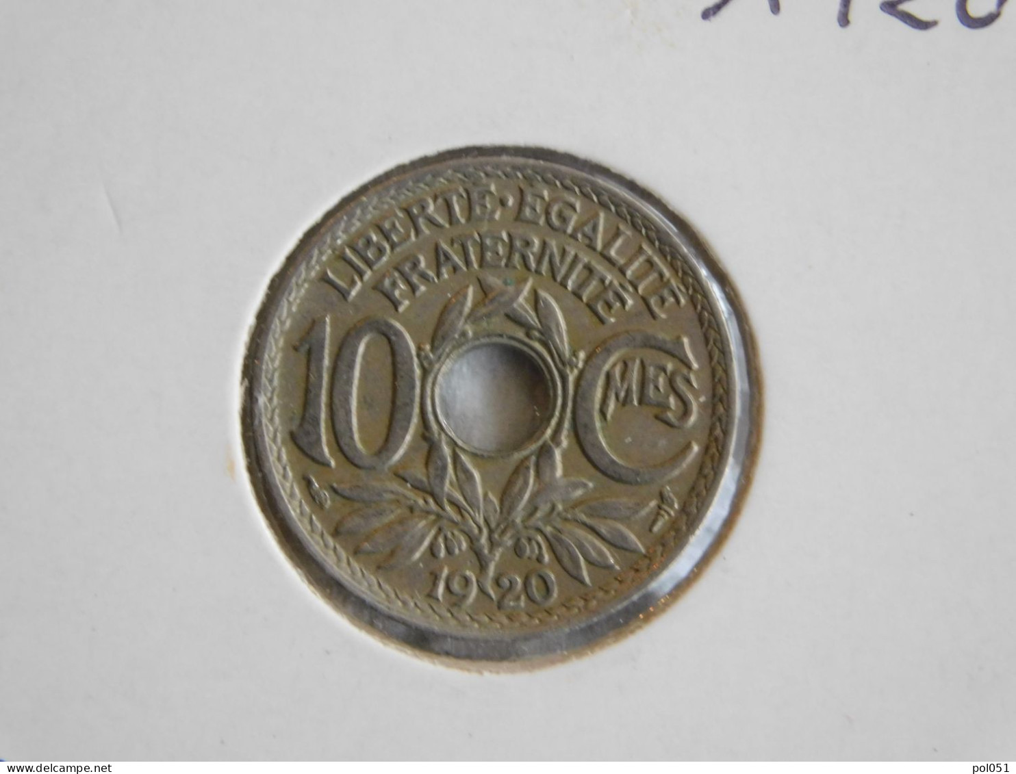 France 10 Centimes 1920 LINDAUER  (345) - 10 Centimes