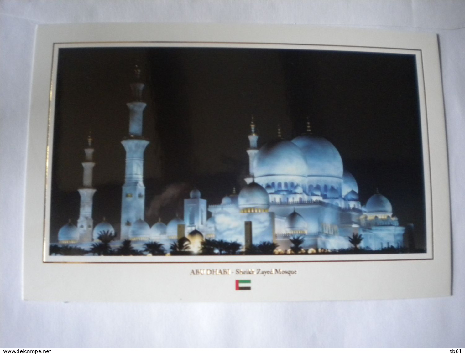 U A E United Arab Emirates Abu Dhabi Sheikh Zayed Mosque   Neuve - Verenigde Arabische Emiraten