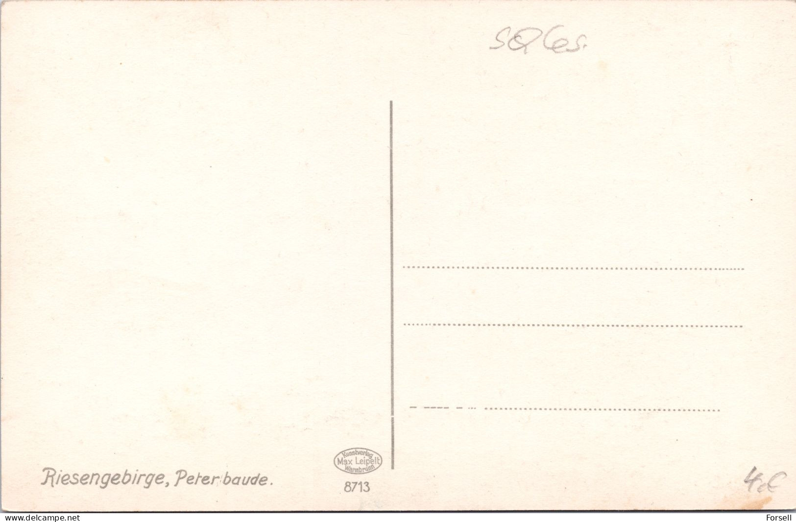 Riesengebirge , Peter Baude (Ungebraucht) - Sudeten