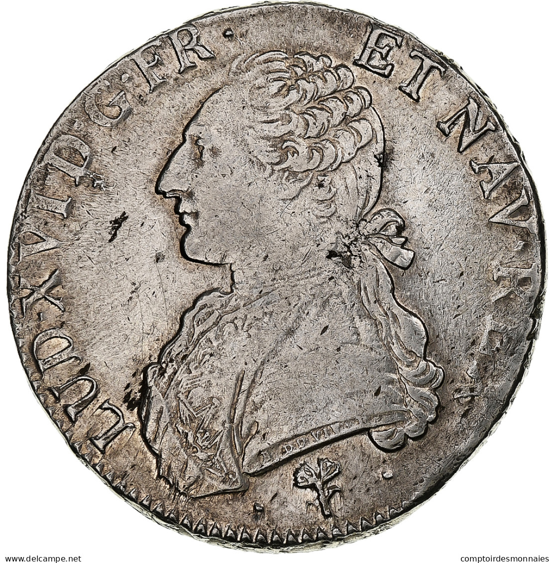 France, Louis XVI, Ecu Aux Branches D'olivier, 1785, Bayonne, Argent, TTB+ - 1774-1791 Ludwig XVI.