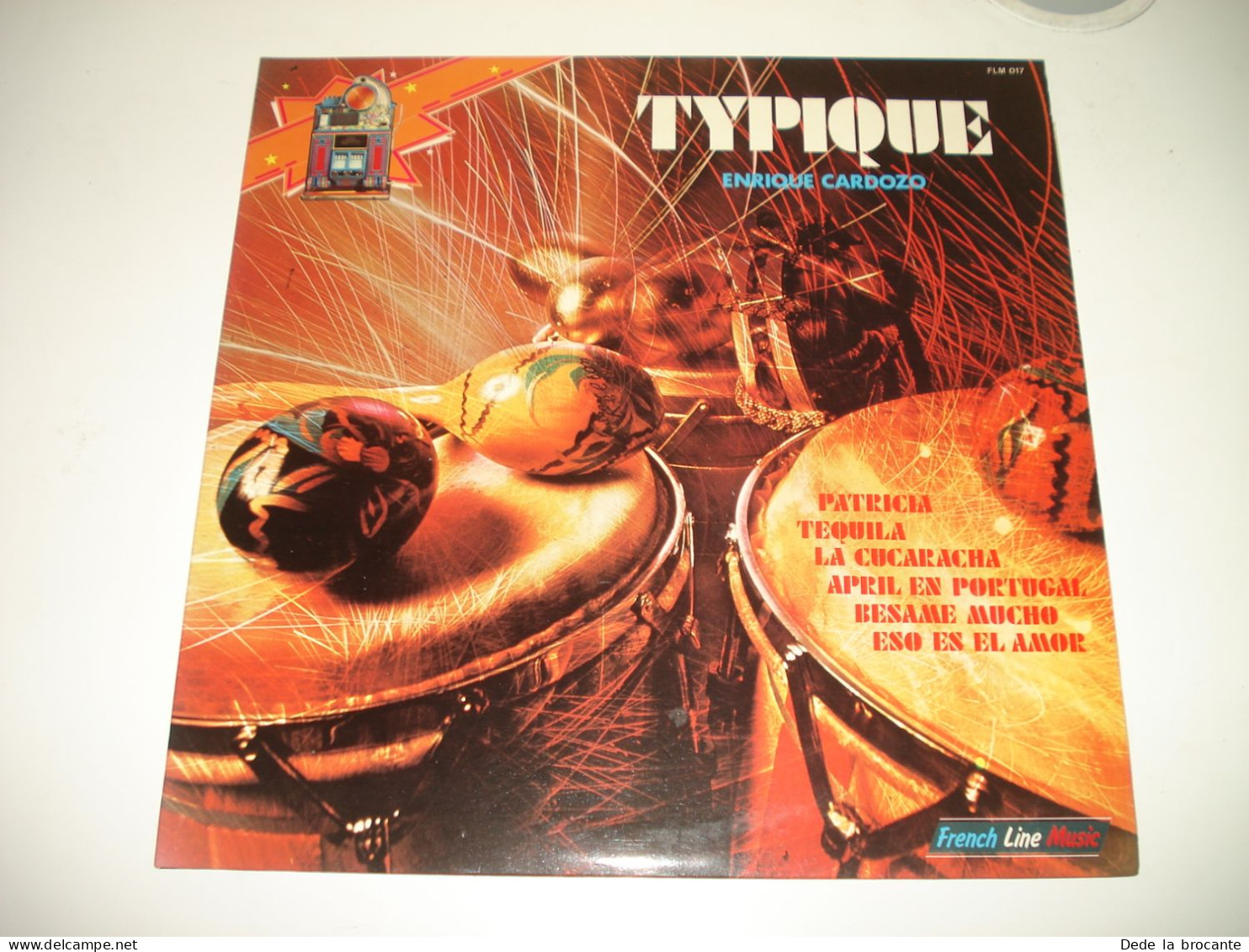B14 / Enrique Cardozo – Typique  - 2 X LP  - Line Music  FLM 017 - Fr 19??  M/M - Country En Folk