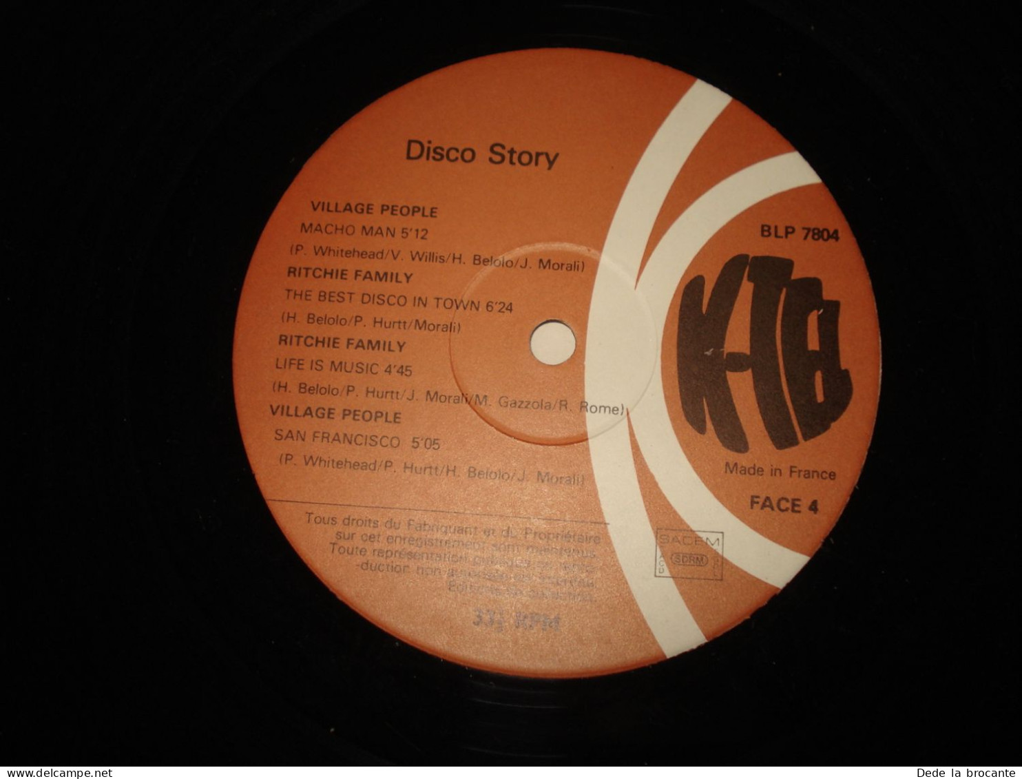 B14 / Various – Disco Story  - 2 X LP  - K-Tel – BLP 7803/04 - Fr 1978  NM/NM