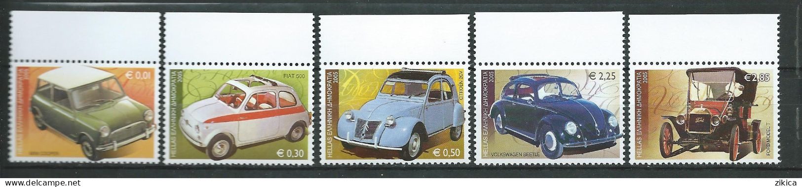 Greece - 2005 Classic Cars. MNH** - Nuovi