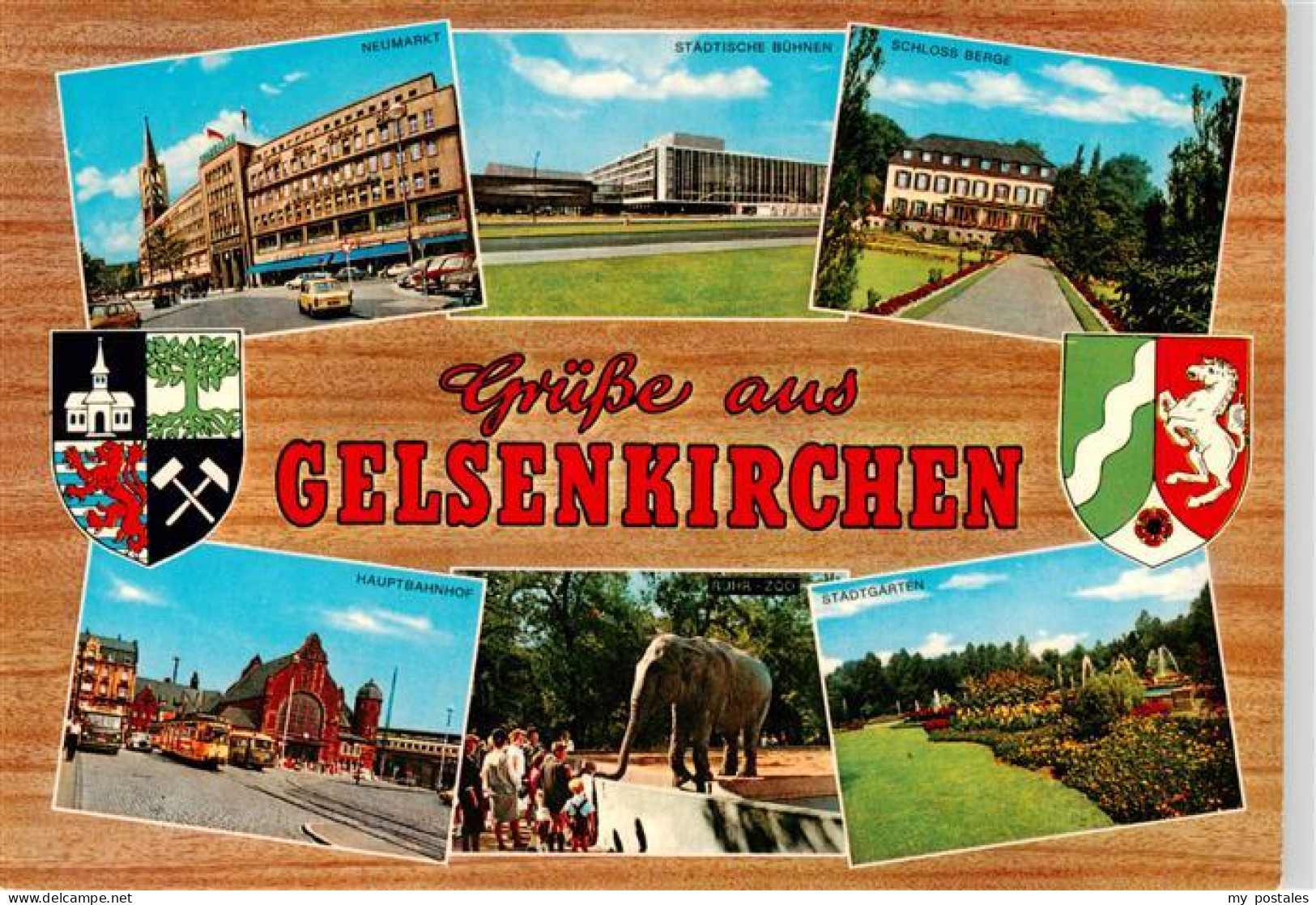 73961796 Gelsenkirchen Neumarkt Staedt Buehnen Schloss Berge Hauptbahnhof Stadtg - Gelsenkirchen