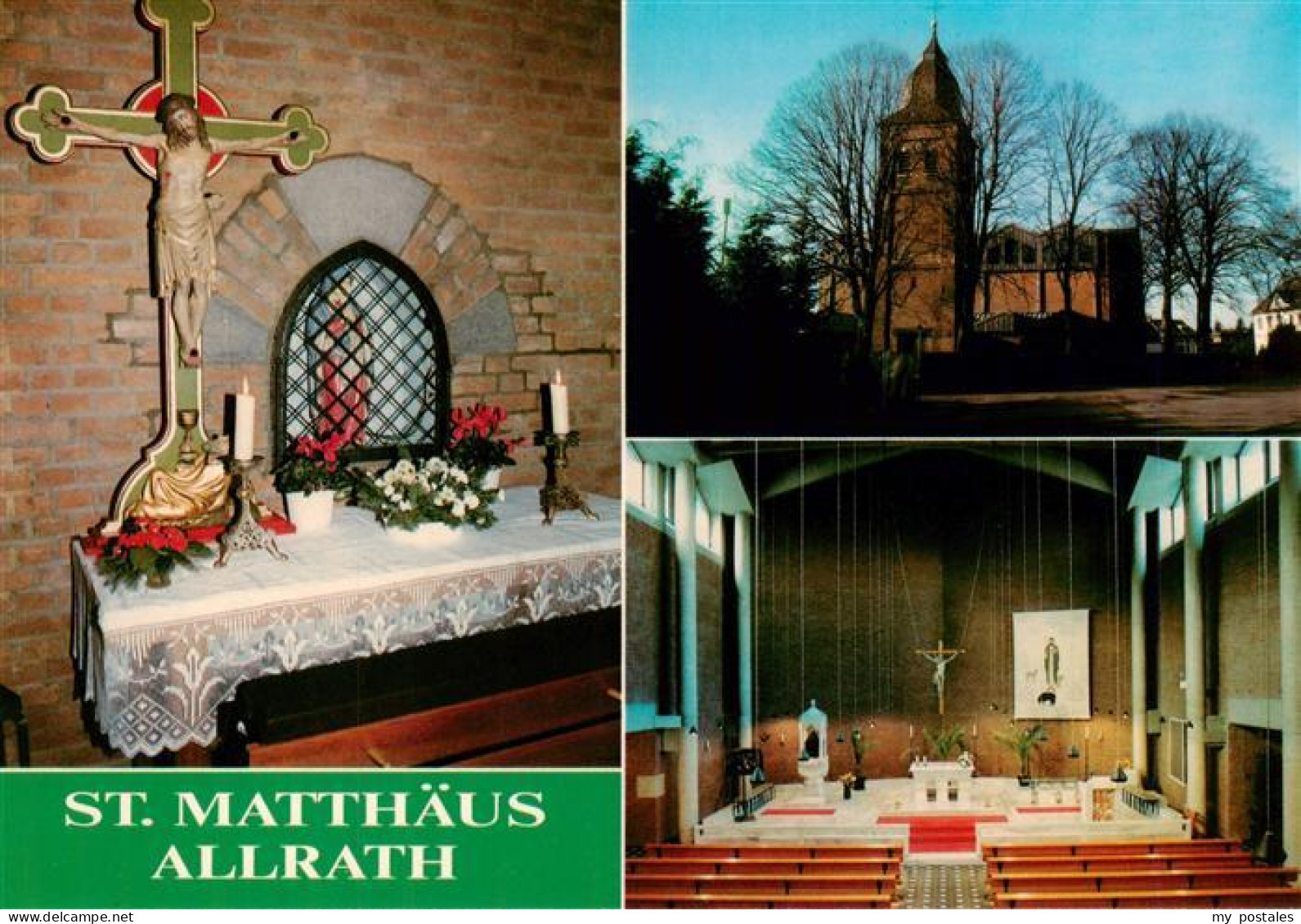 73961795 Allrath St Matthaeus Kirche Altar Inneres - Grevenbroich