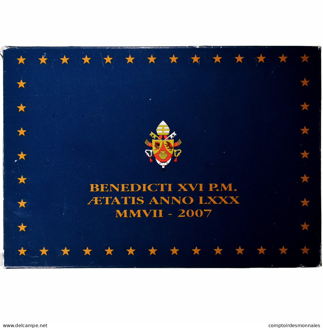 Vatican, Benedict XVI, Set 1 Ct. - 2 Euro + Medal, BE, 2007, Rome, FDC - Vatican