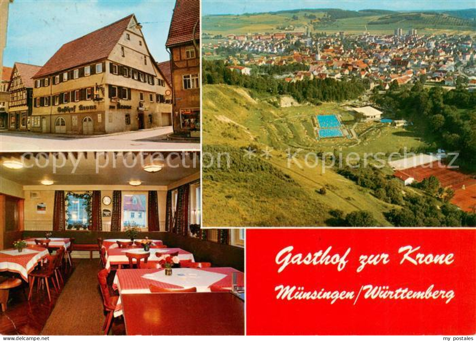 73846416 Muensingen BW Gasthof Zur Krone Gaststube   - Muensingen