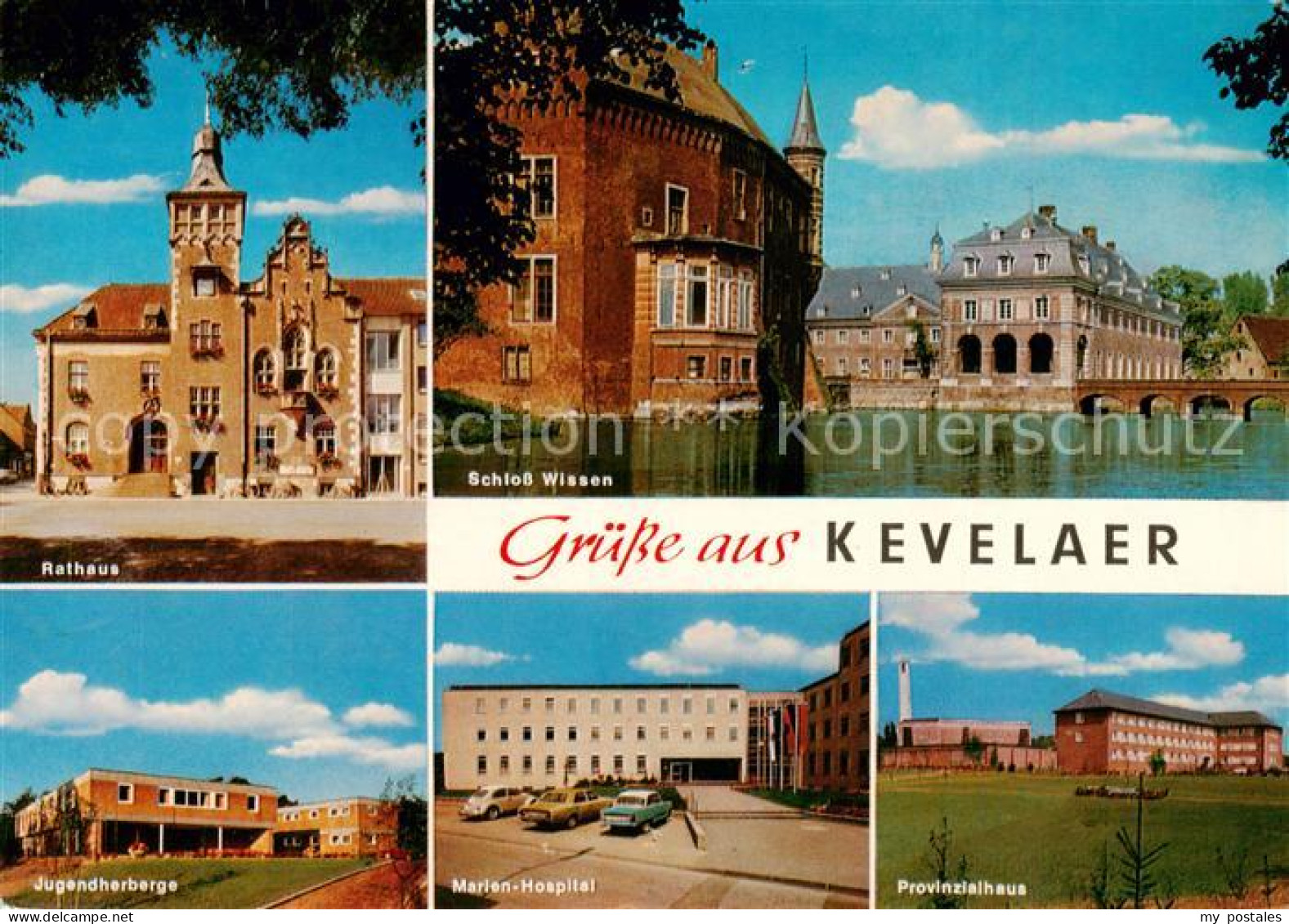 73813189 Kevelaer Rathaus Schloss Wissen Jugendherberge Marien Hospital Provizia - Kevelaer