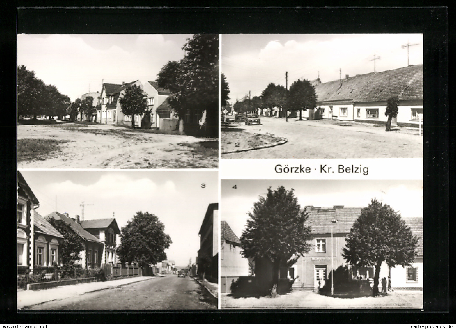 AK Görzke /Kr. Belzig, Rat Der Gemeinde, Breite Strasse, Chausseestrasse  - Belzig