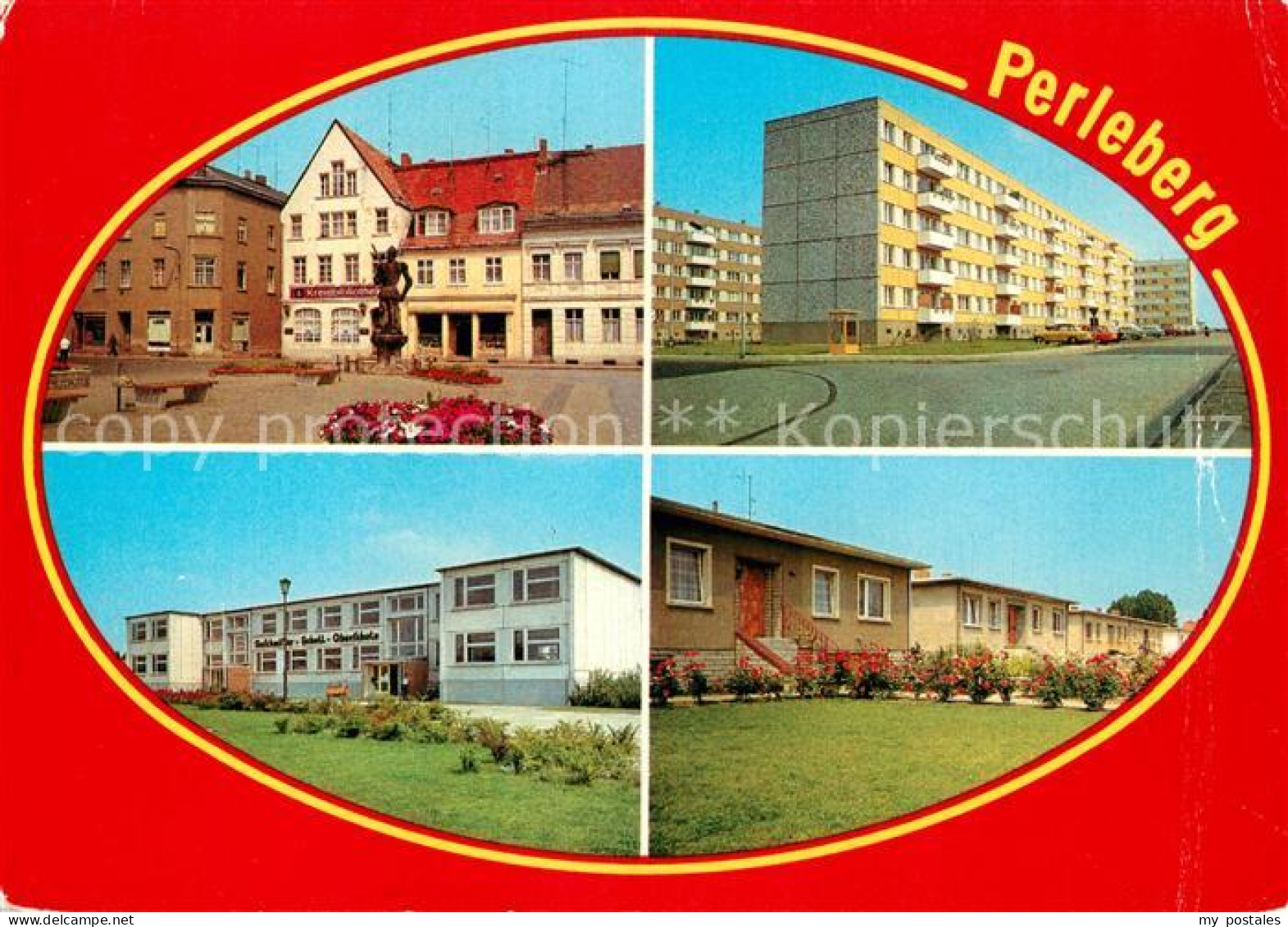 73105419 Perleberg Grosser Markt Heinrich Heine Strasse Geschwister Scholl Obers - Perleberg