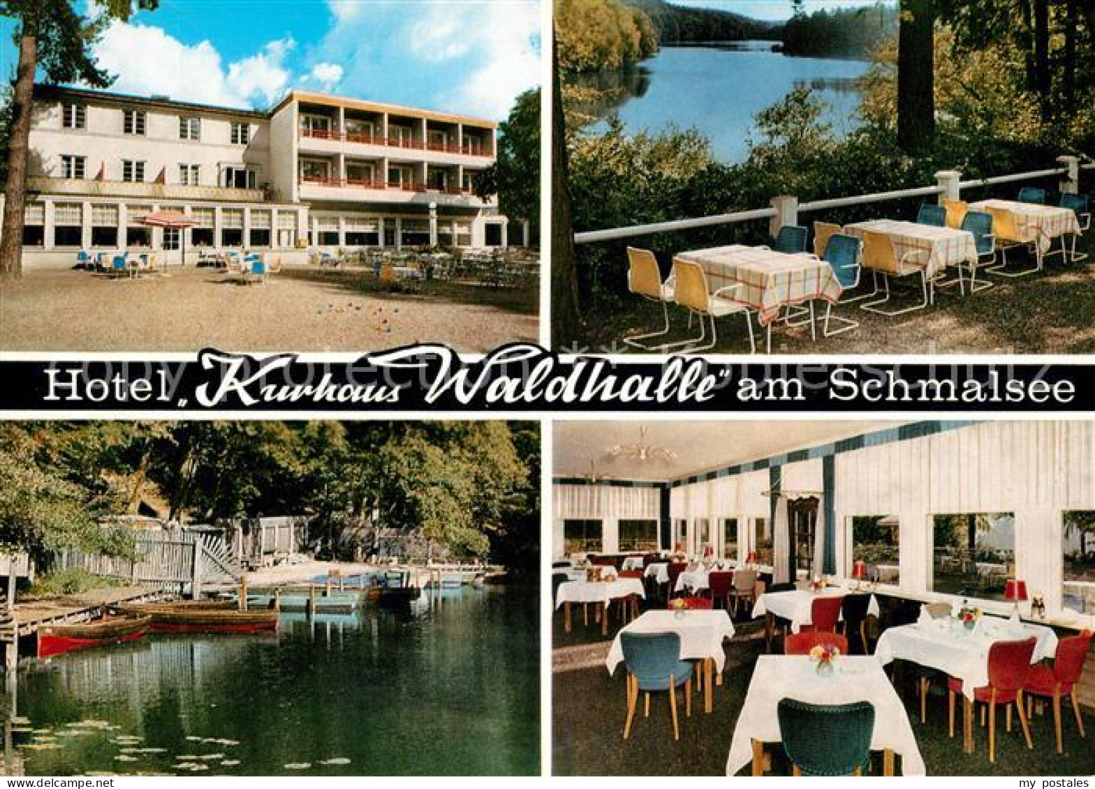 73105345 Moelln Lauenburg Hotel Kurhaus Waldhalle Am Schmalsee Speisesaal Terras - Moelln