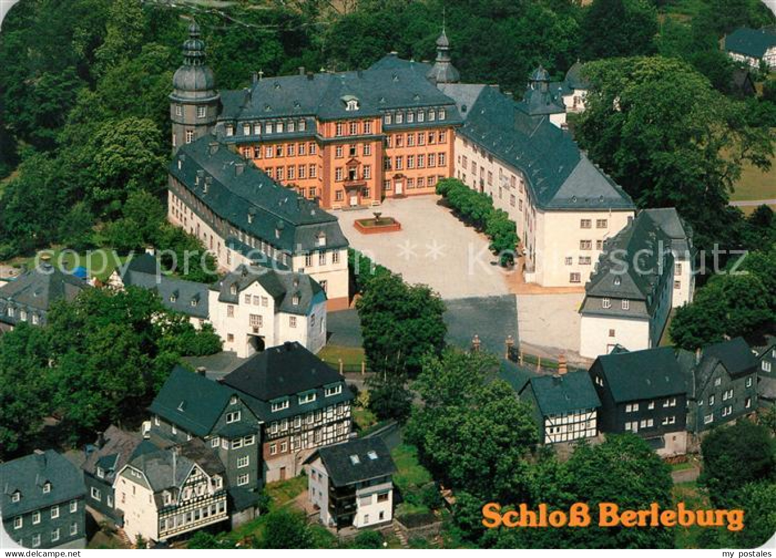 73103911 Bad Berleburg Schloss Berleburg Fliegeraufnahme Bad Berleburg - Bad Berleburg