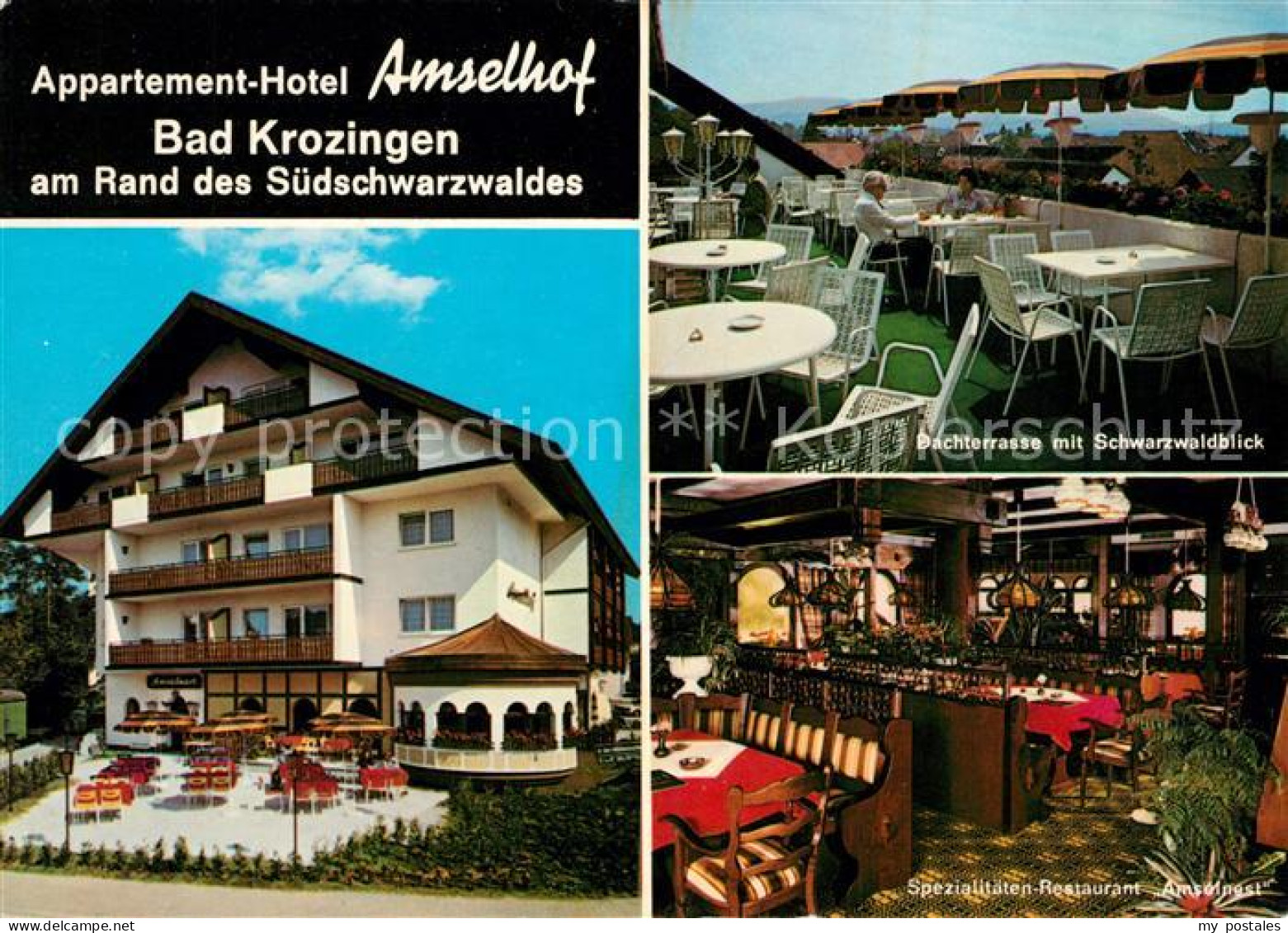 73103544 Bad Krozingen Appartement Hotel Amselhof Bachterrasse Schwarzwaldblick  - Bad Krozingen