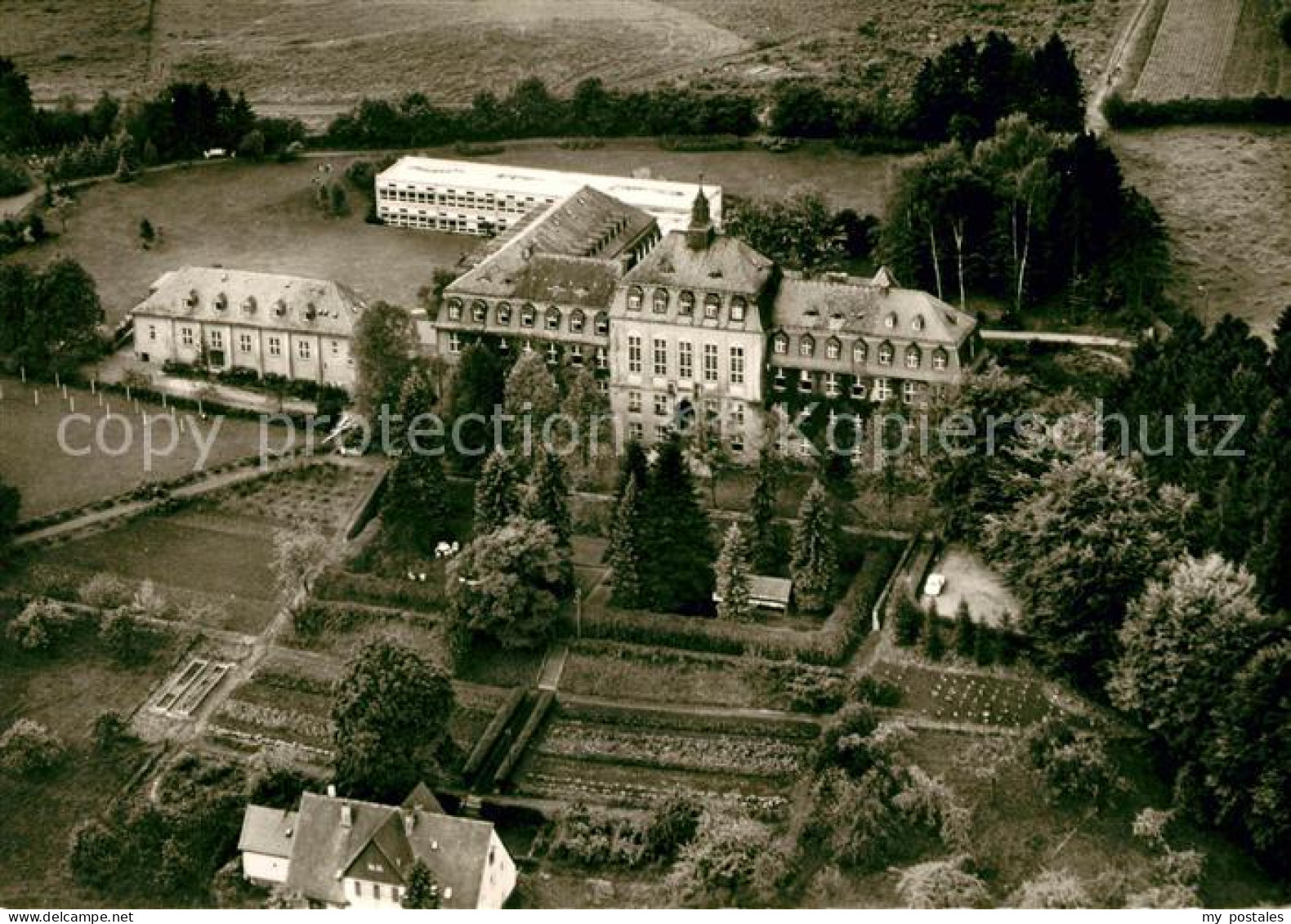 73103364 Attendorn Fliegeraufnahme Ursulinenkloster Attendorn - Attendorn