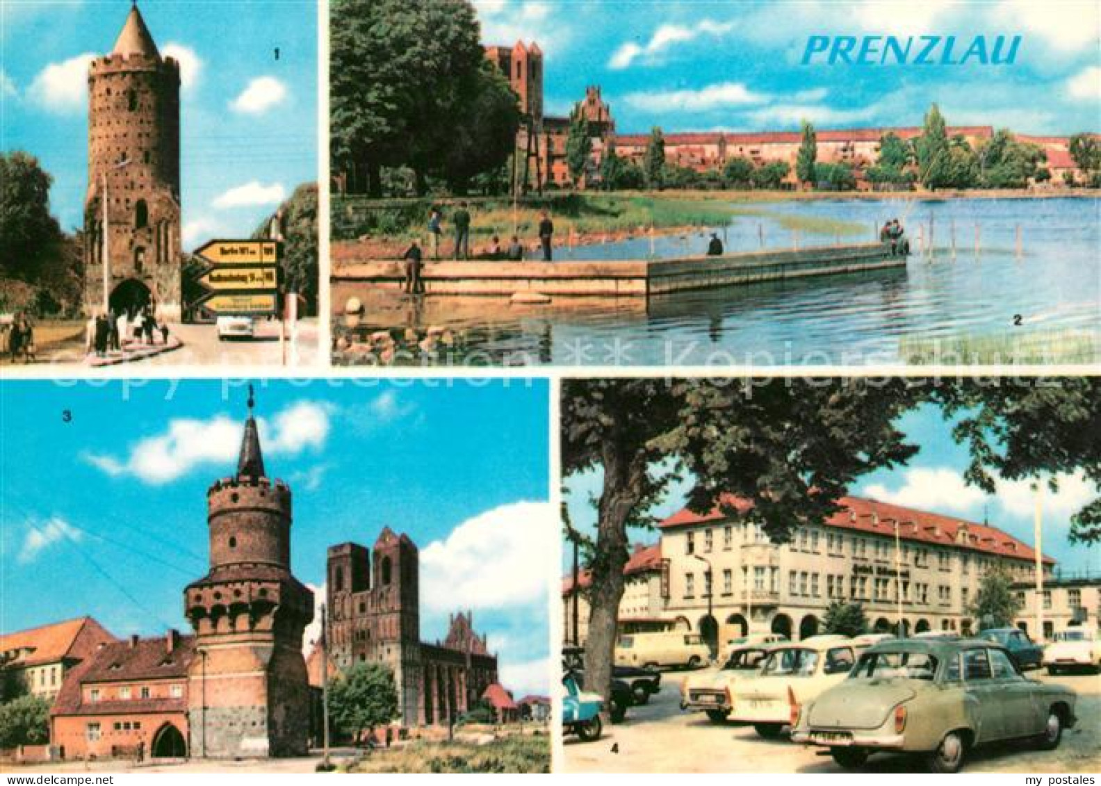 73103195 Prenzlau Blindower Tor Stadtblick Mitteltorturm Hotel Uckermark Prenzla - Prenzlau