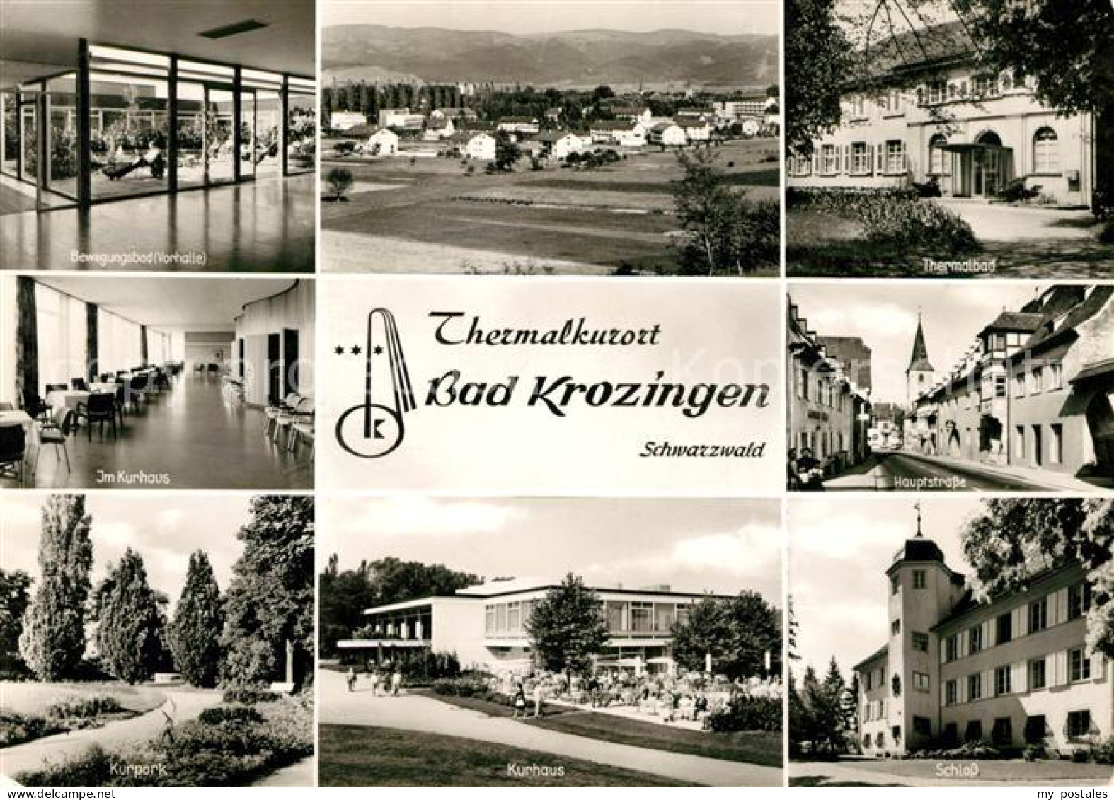 73103099 Bad Krozingen Bewegungsbad Vorhalle Thermalbad Kurhaus Kurpark Schloss  - Bad Krozingen