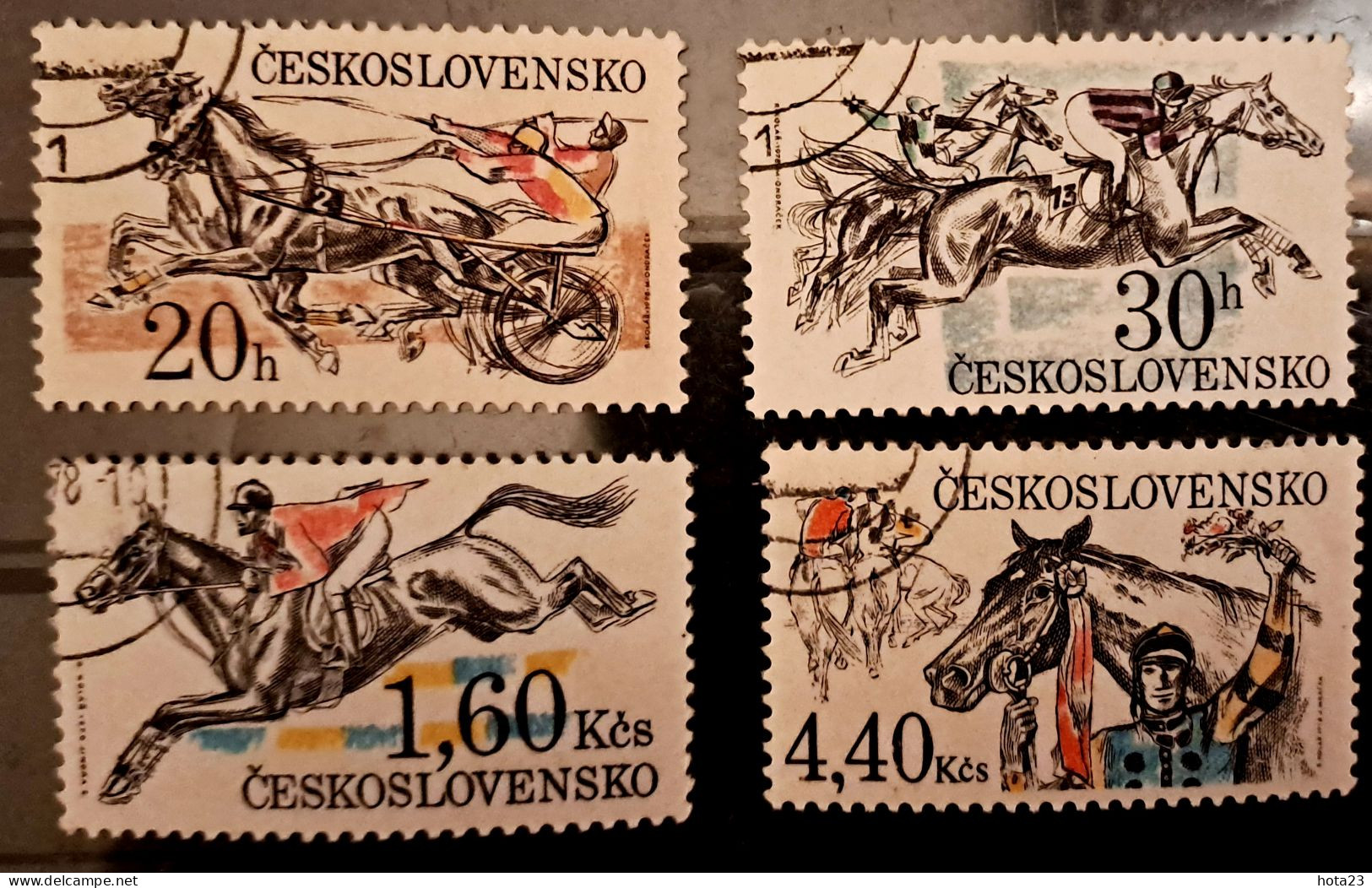 Czechoslovakia 1978 Horse Racing Steeplechase USED / CTO - Used Stamps