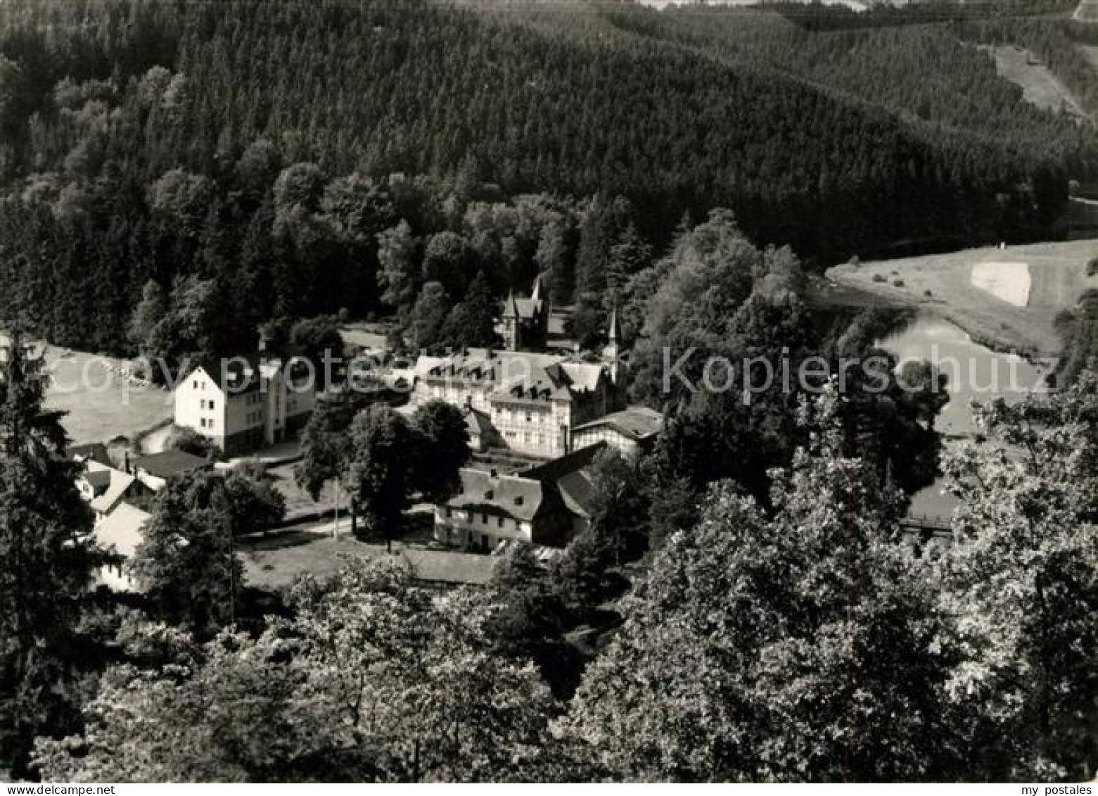 73102485 Walsburg Fliegeraufnahme FDGB Ferienheim Marx Engels Walsburg - Ziegenrück