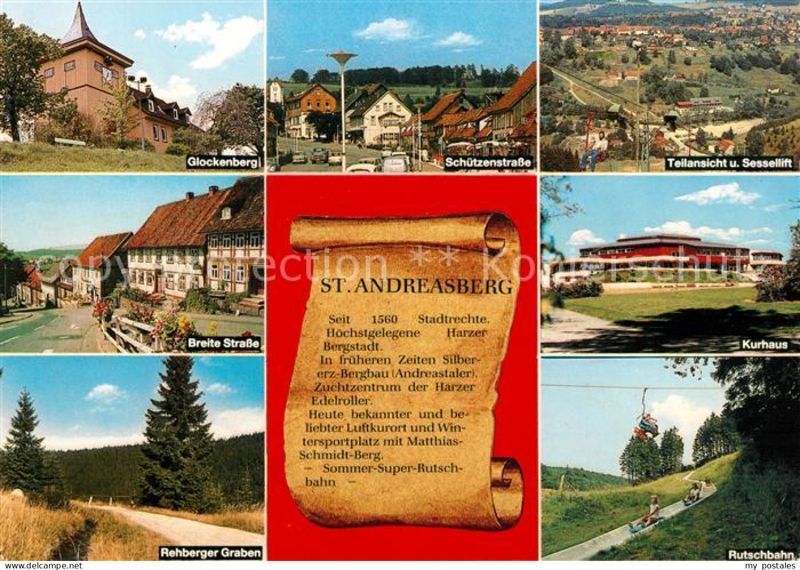 73101718 St Andreasberg Harz Glockenberg Schuetzenstr Teilansicht Breite Strasse - St. Andreasberg