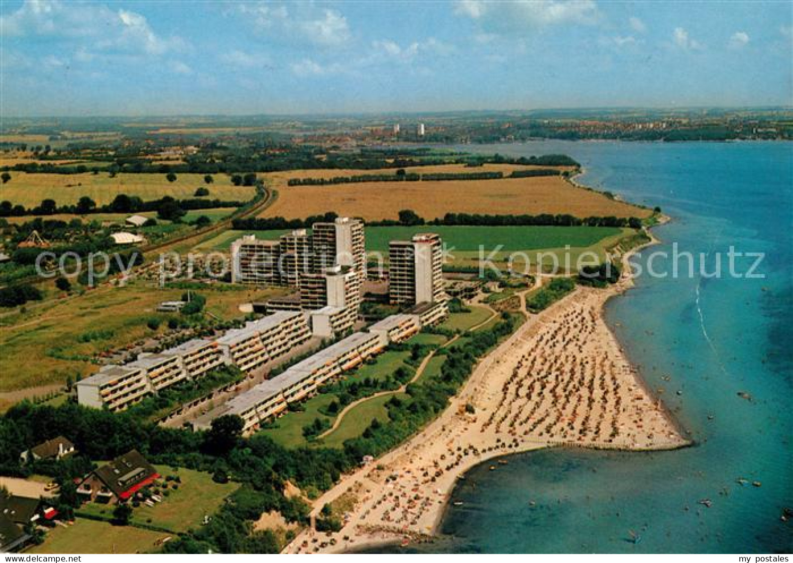 73101515 Sierksdorf Ferienpark Strand Fliegeraufnahme Sierksdorf - Sierksdorf