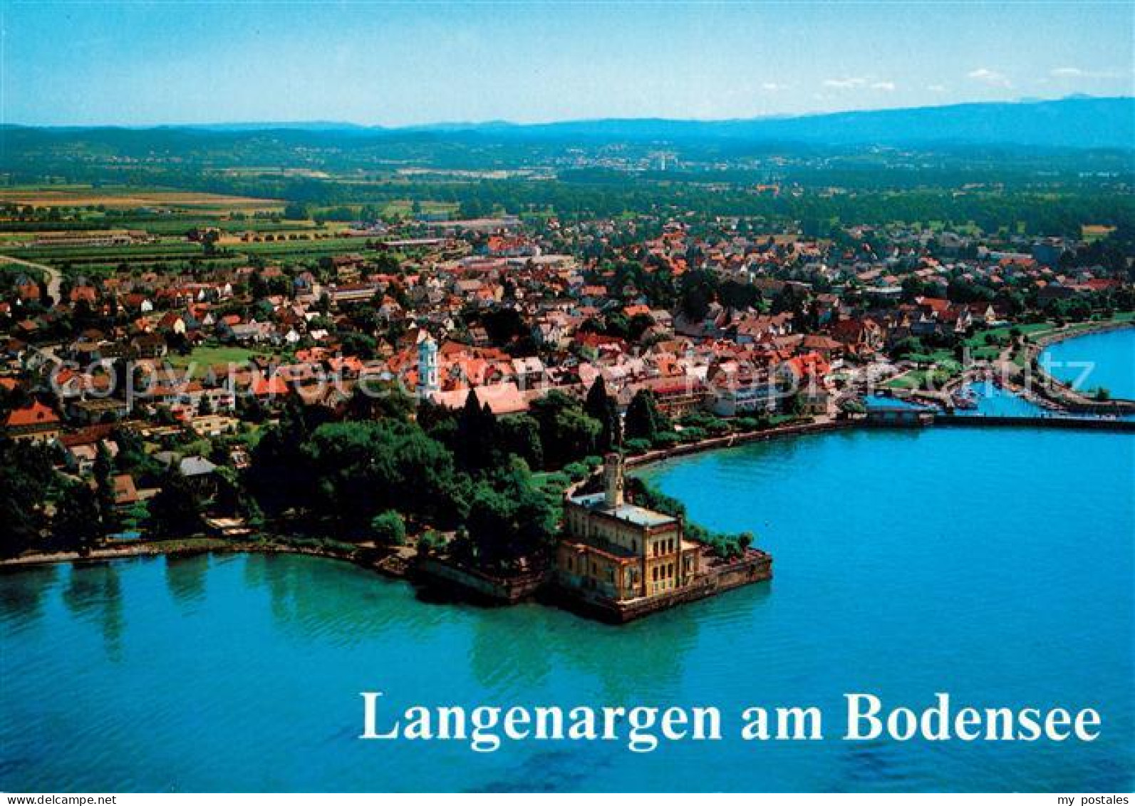 73101507 Langenargen Bodensee Fliegeraufnahme Mit Schloss Montfort Langenargen - Langenargen