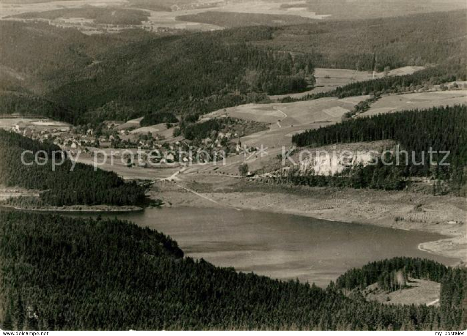 73101417 Sosa Erzgebirge Blick Vom Auersberg Talsperre Des Friedens Sosa Erzgebi - Sosa