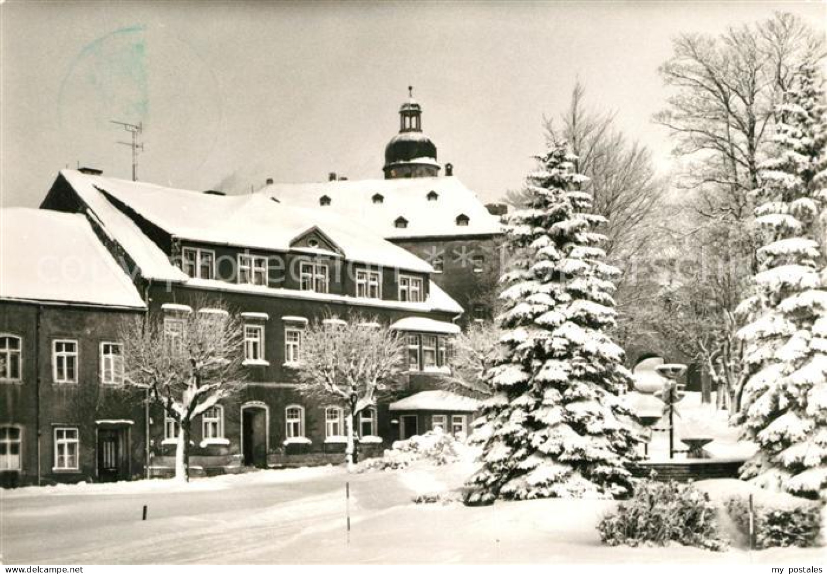 73101345 Frauenstein Brand-Erbisdorf Platz Des Friedens Winterlandschaft Frauens - Brand-Erbisdorf