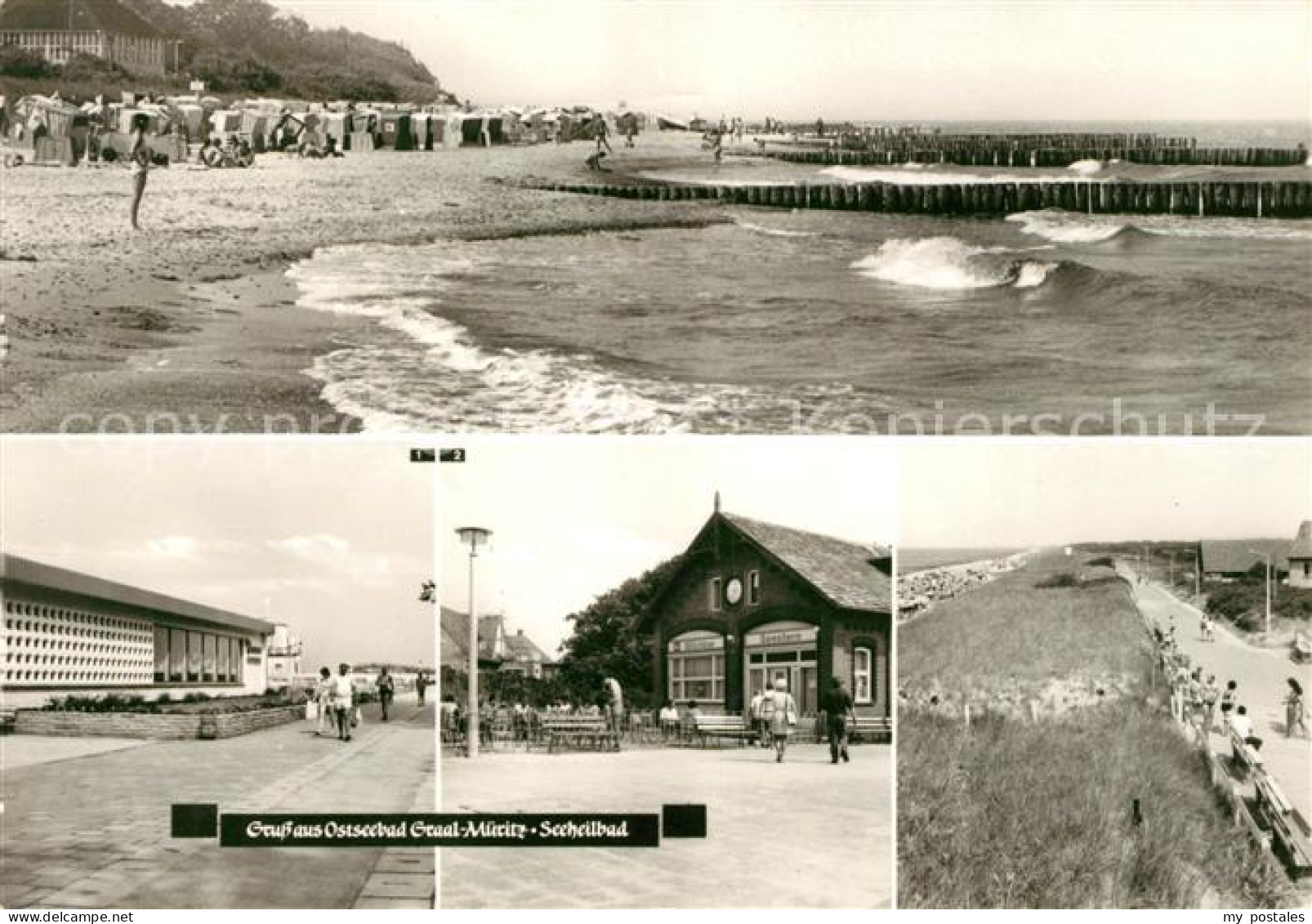 73100719 Graal-Mueritz Ostseebad Strand Broiler Gaststaette Milchbar Seestern Gr - Graal-Müritz