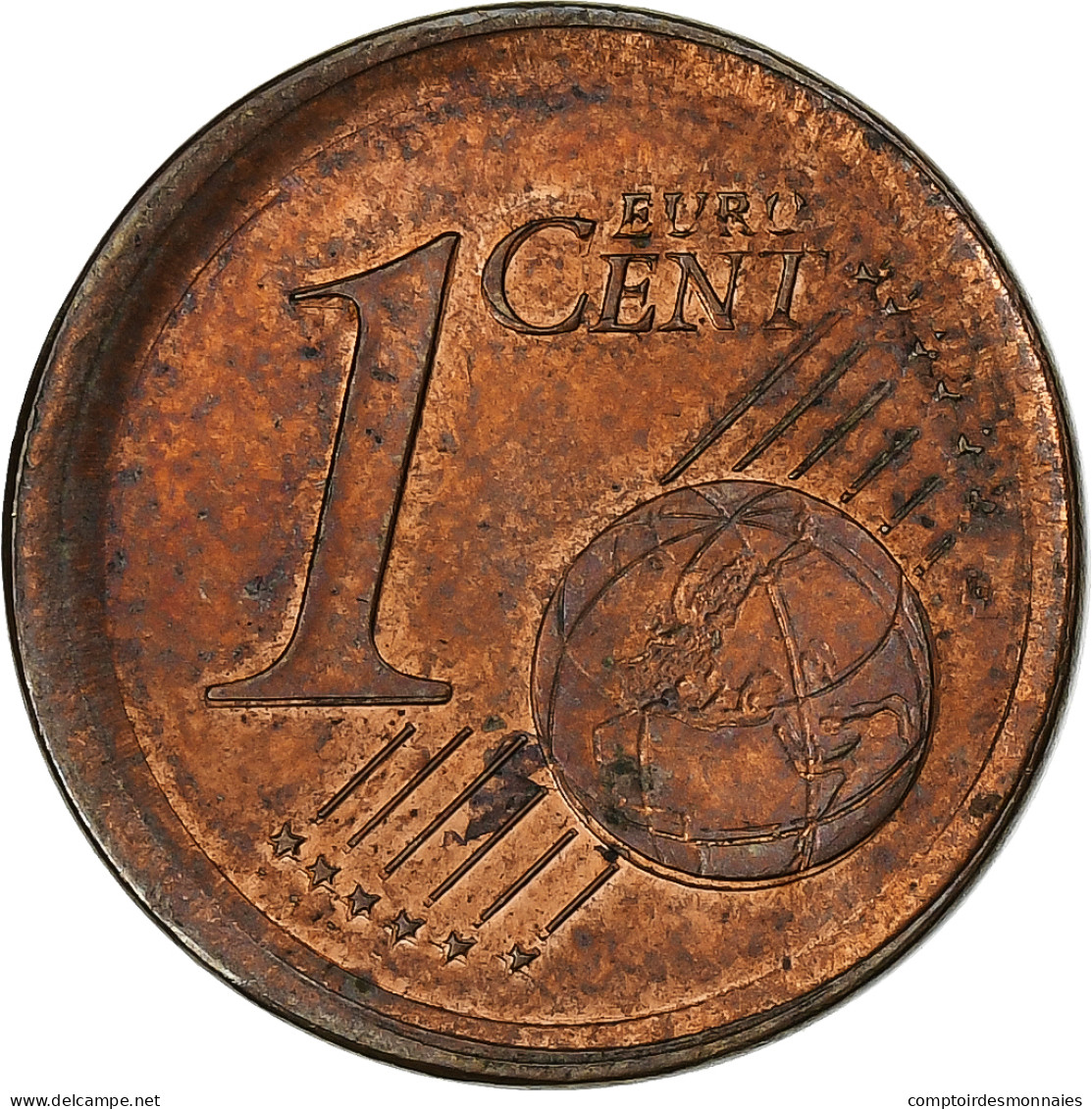 France, Euro Cent, Error Broadstruck, 2005, Paris, Cuivre Plaqué Acier, SUP - Varietà E Curiosità